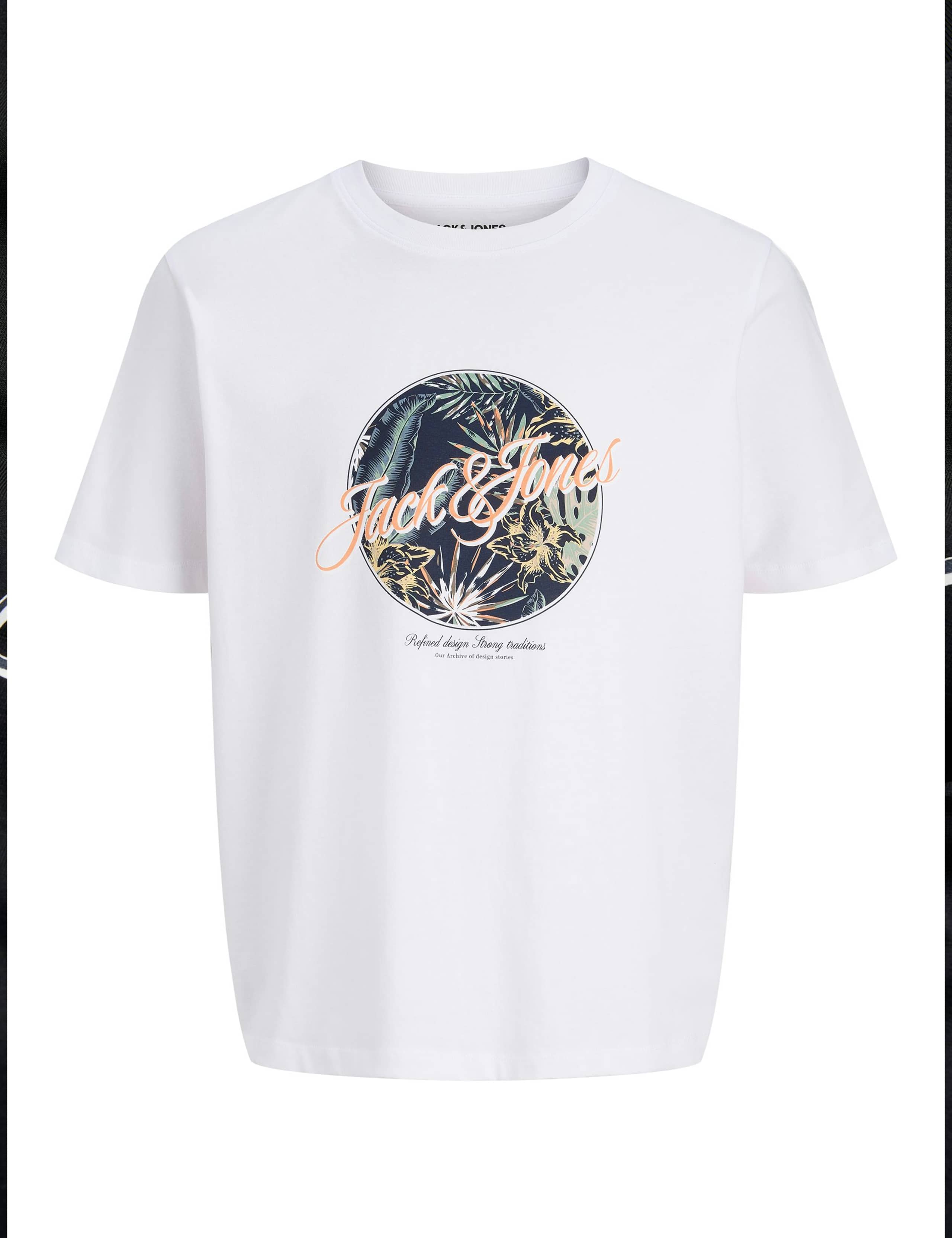 Pure Cotton Tropical Graphic Print T-Shirt 1 of 4