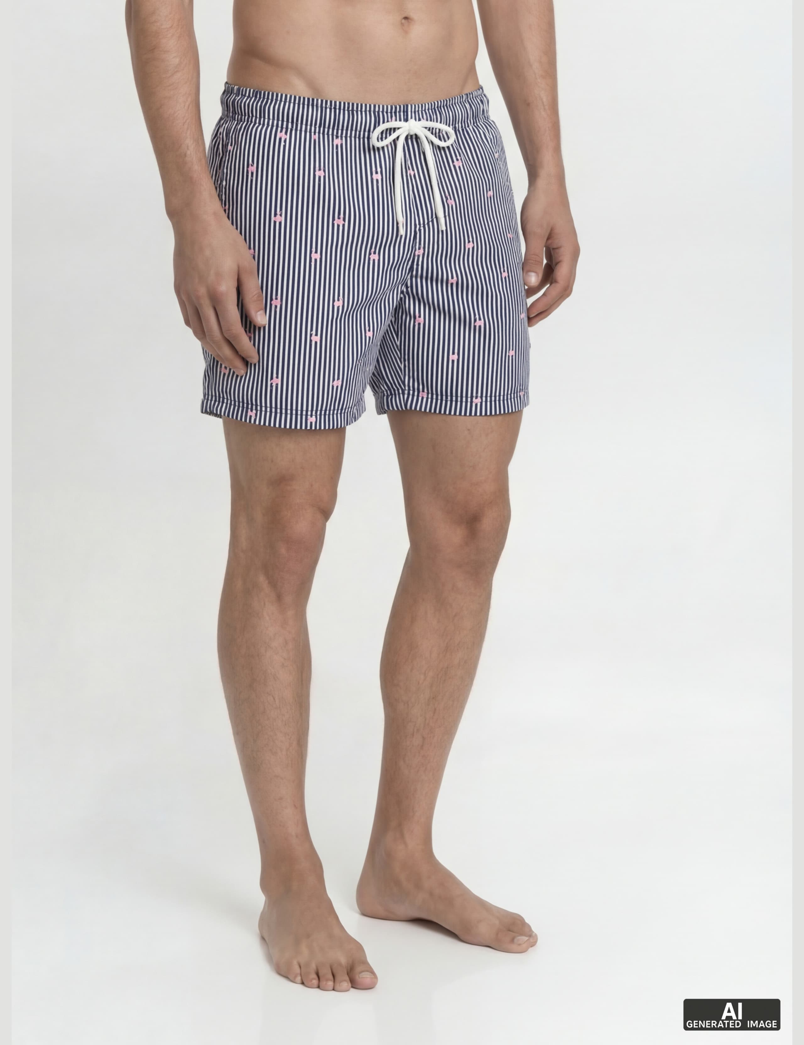 Striped Swim Shorts 1 of 5