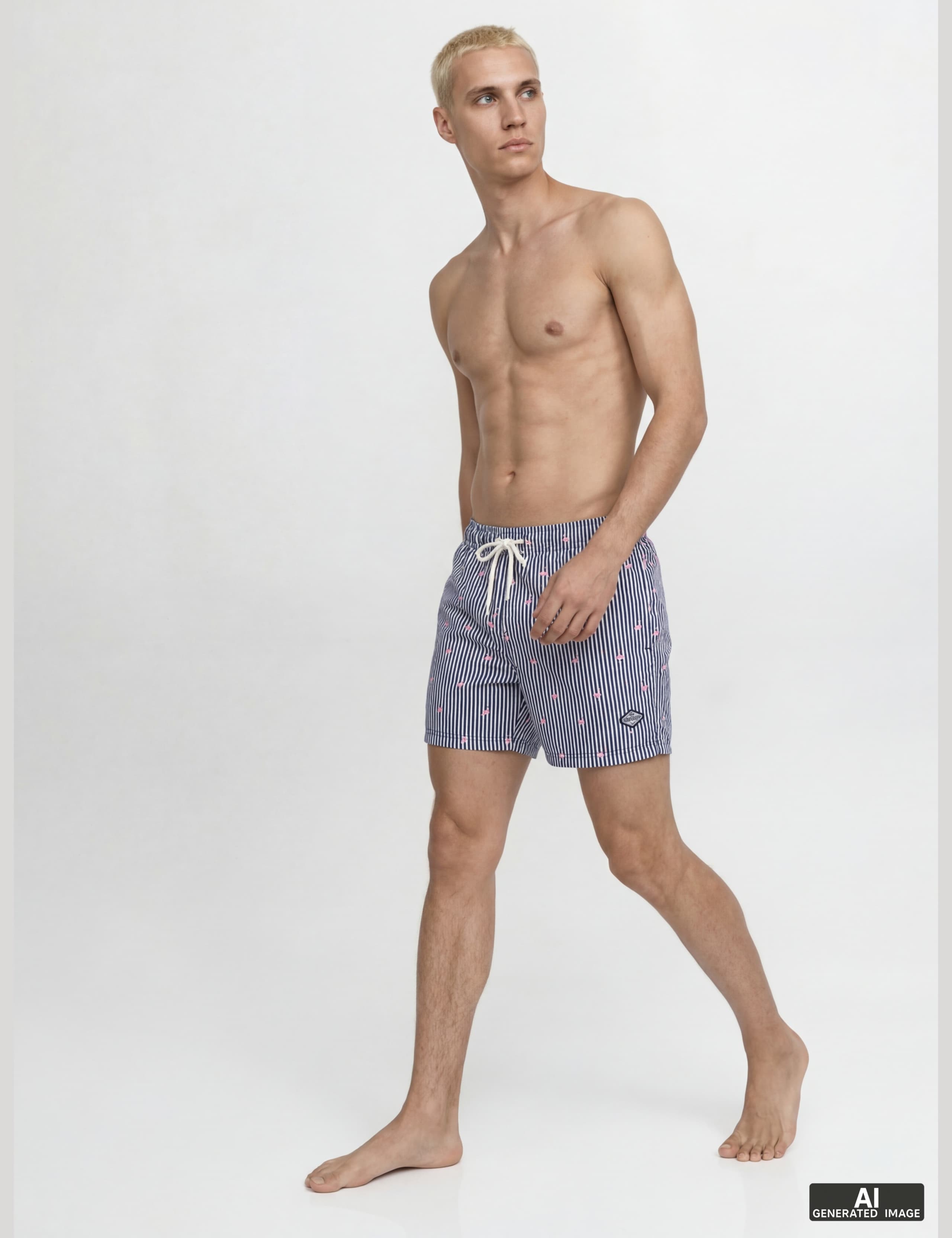 Striped Swim Shorts 3 of 5