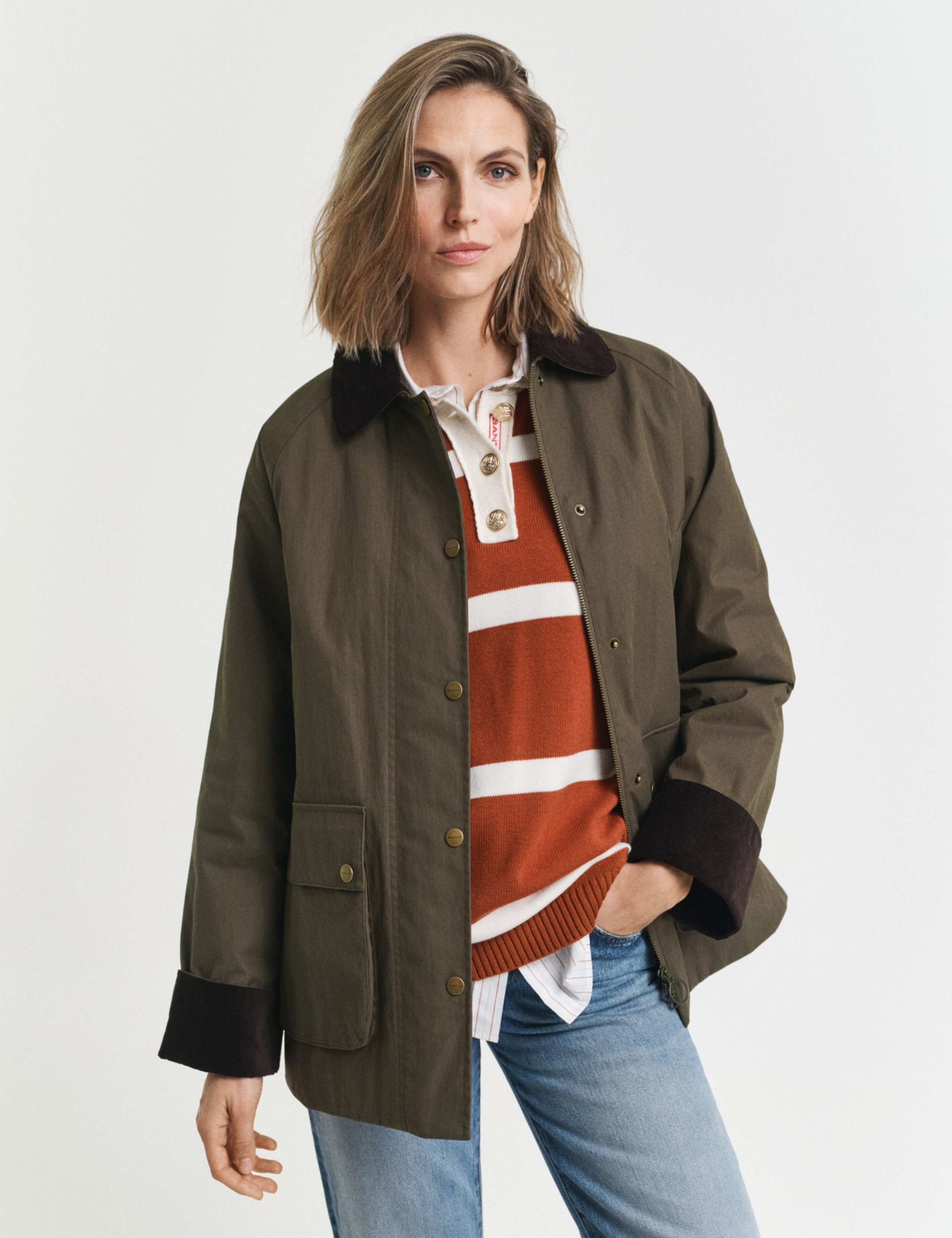 Waxed Cotton Utility Jacket 2 of 6