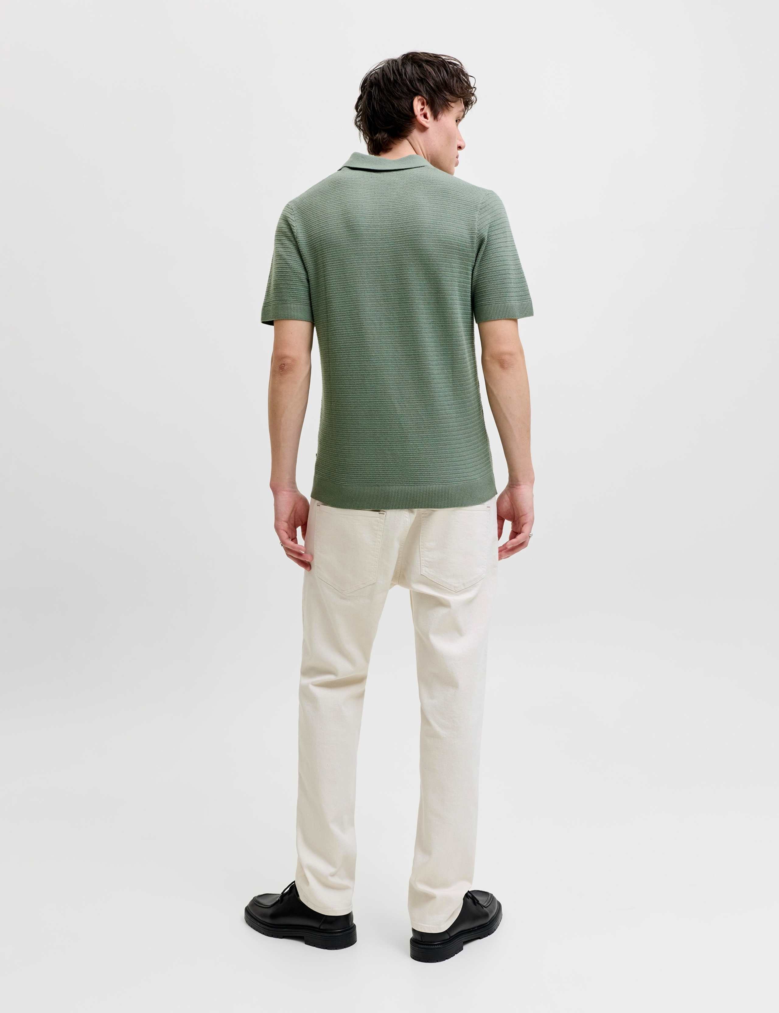 Regular Fit Striped Short Sleeve Oxford Shirt 6 of 6