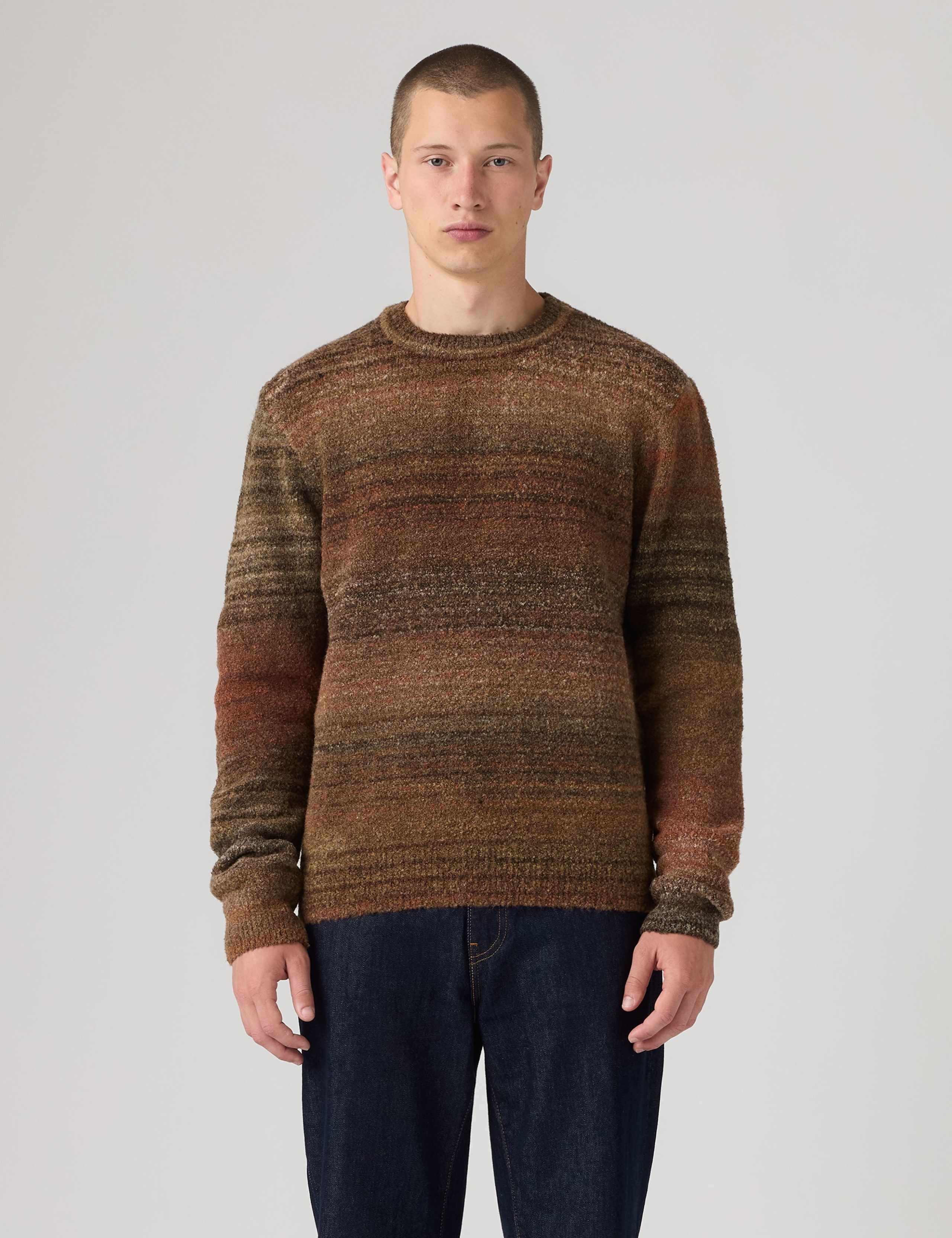 Regular Fit Striped Crew Neck Jumper 1 of 5