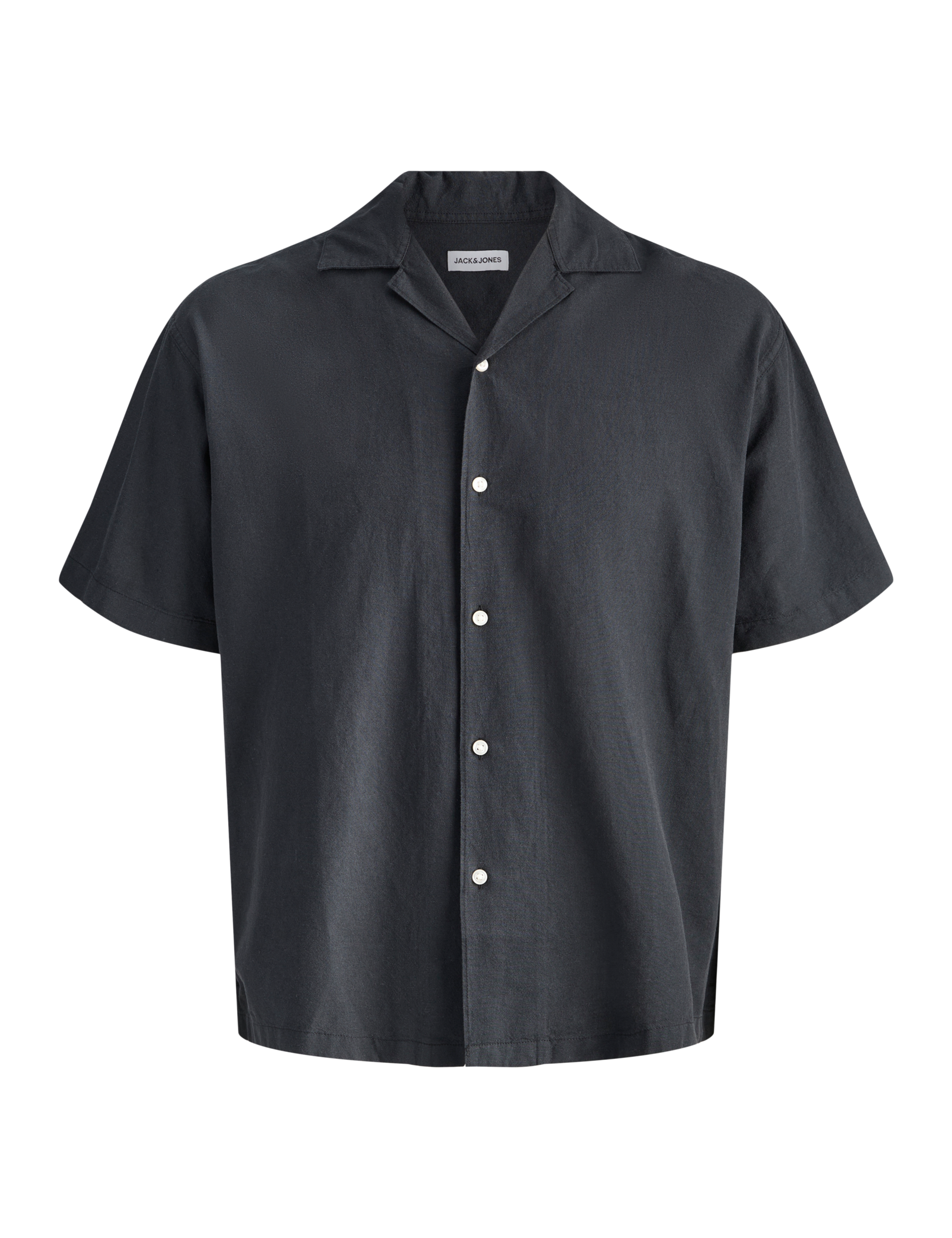 Relaxed Fit Revere Collar Short Sleeve Shirt 7 of 7