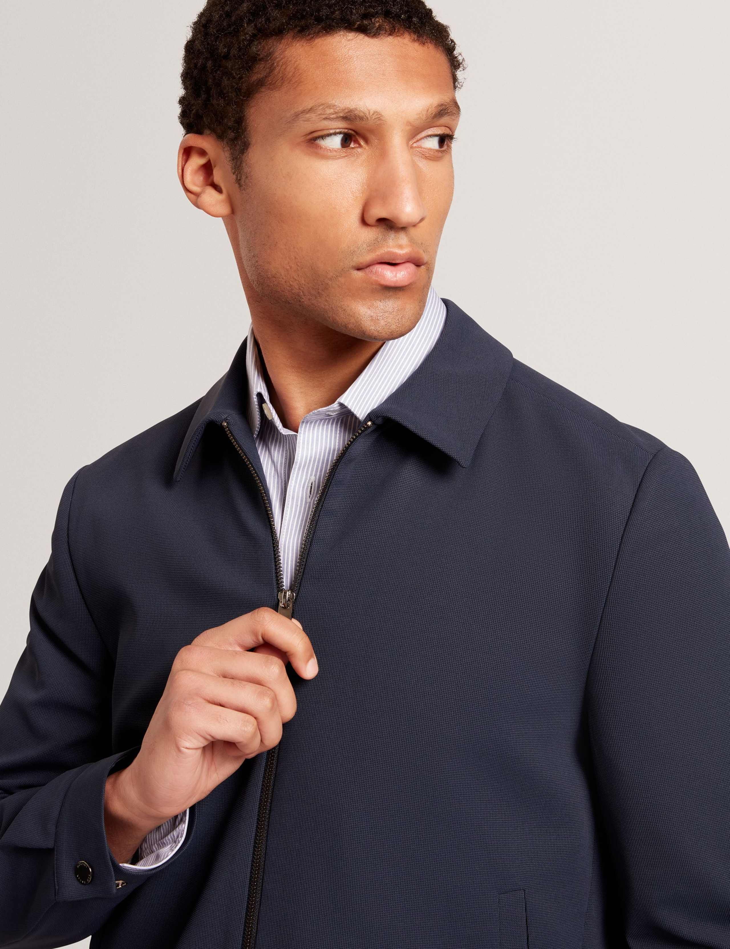 Waffle Knit Harrington Jacket 4 of 8