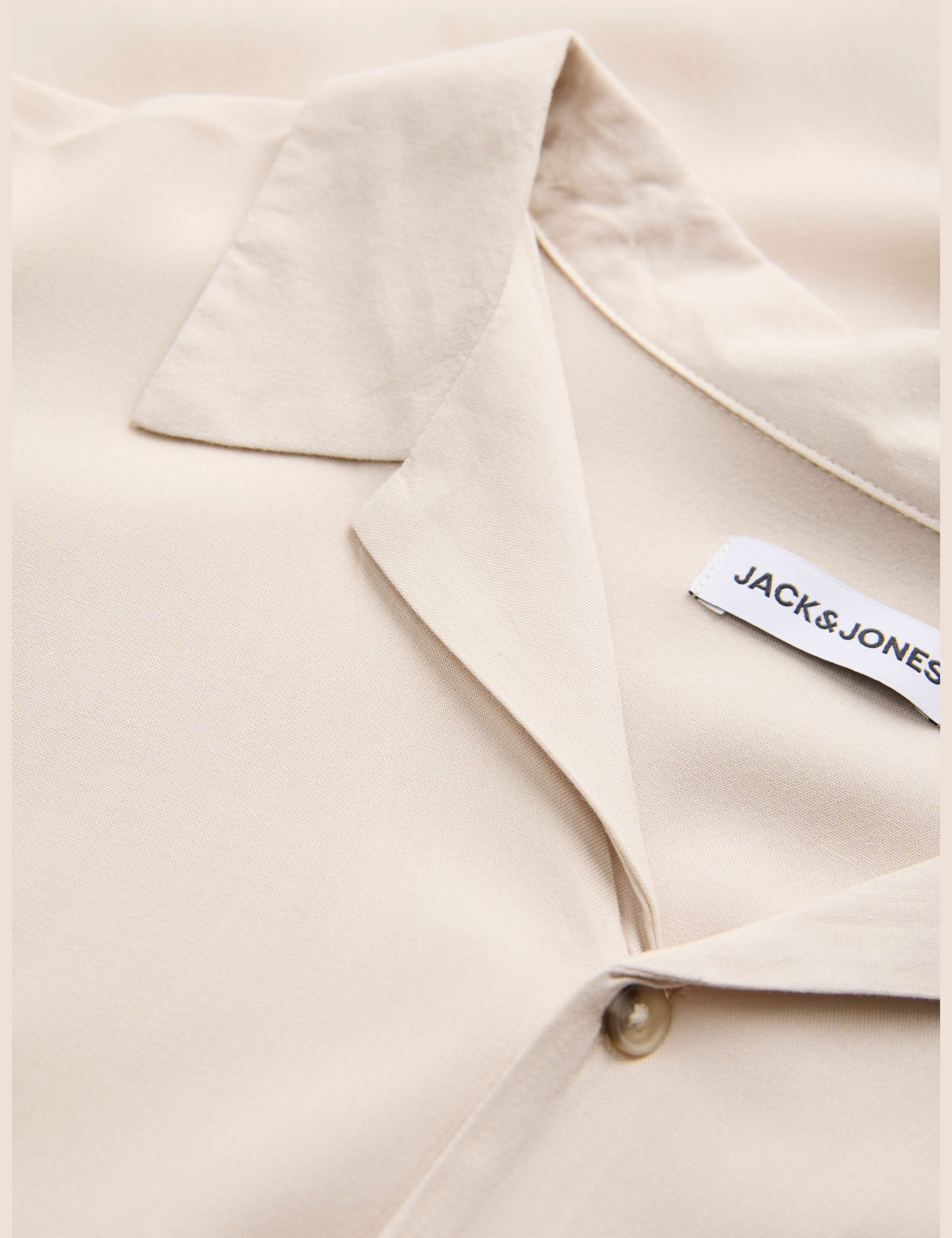 Relaxed Fit Camp Collar Short Sleeve Shirt 8 of 8