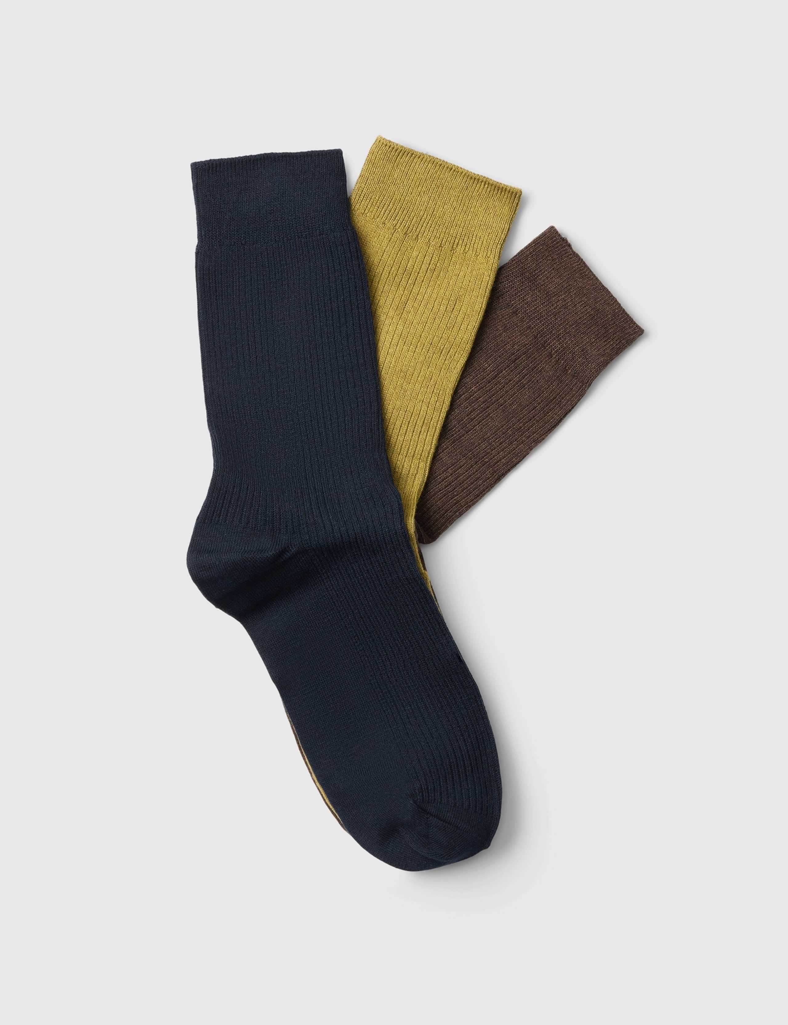 3 Pack Cotton Rich Socks Gift Box 1 of 3