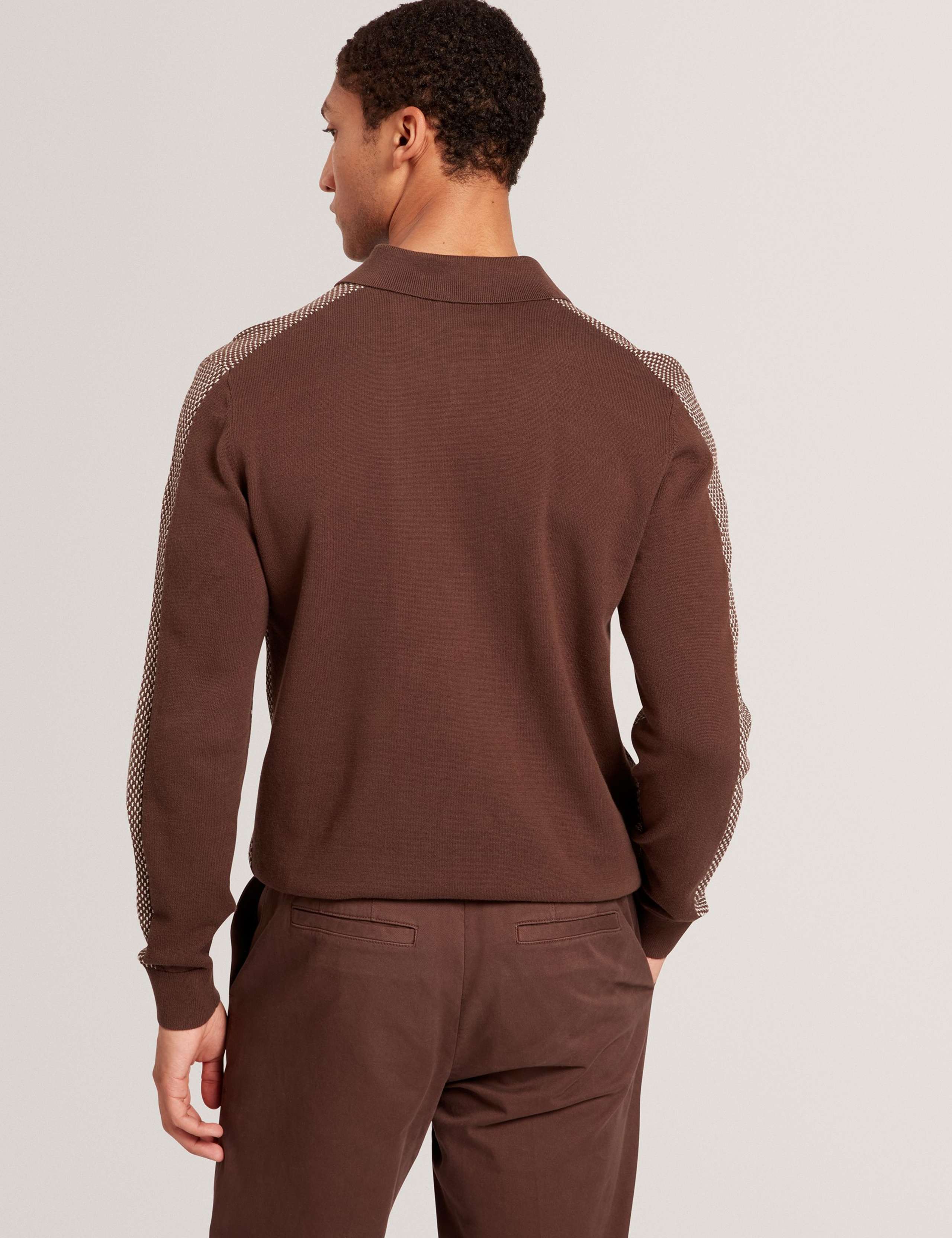 ARDO LS Small Stitch Knitted Polo 3 of 8