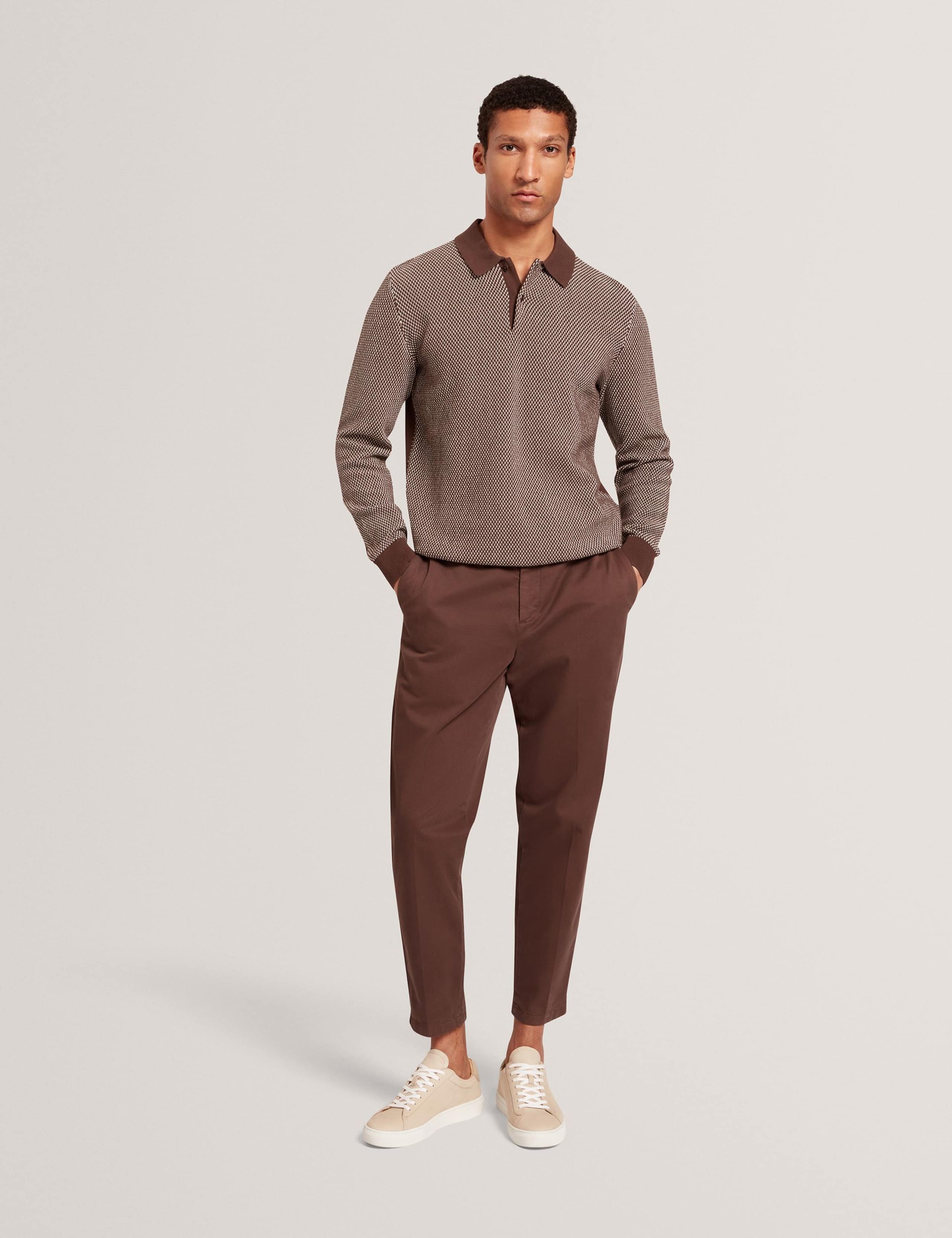 ARDO LS Small Stitch Knitted Polo 8 of 8