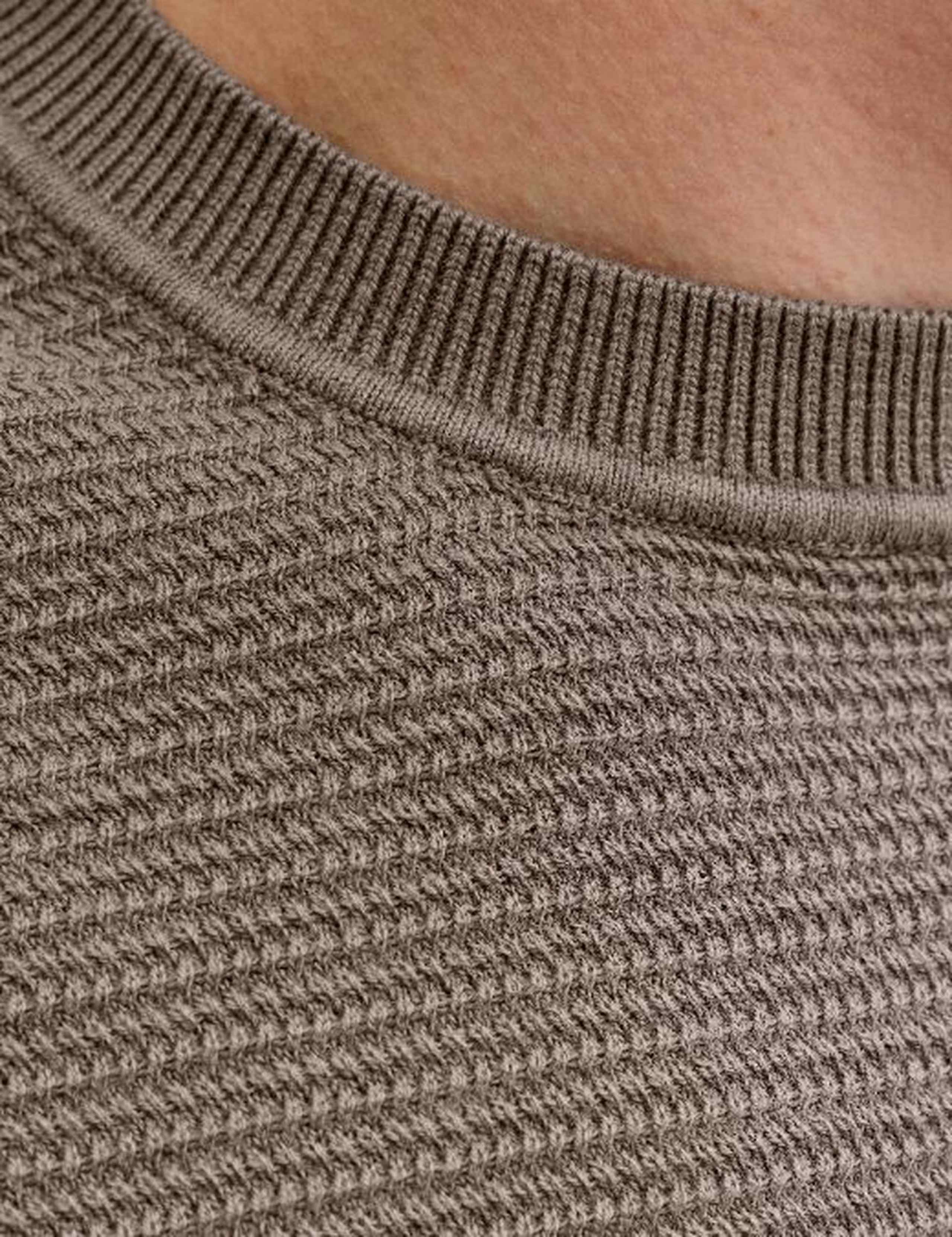 Pure Cotton Textured Knitted Crew Neck 3 of 6