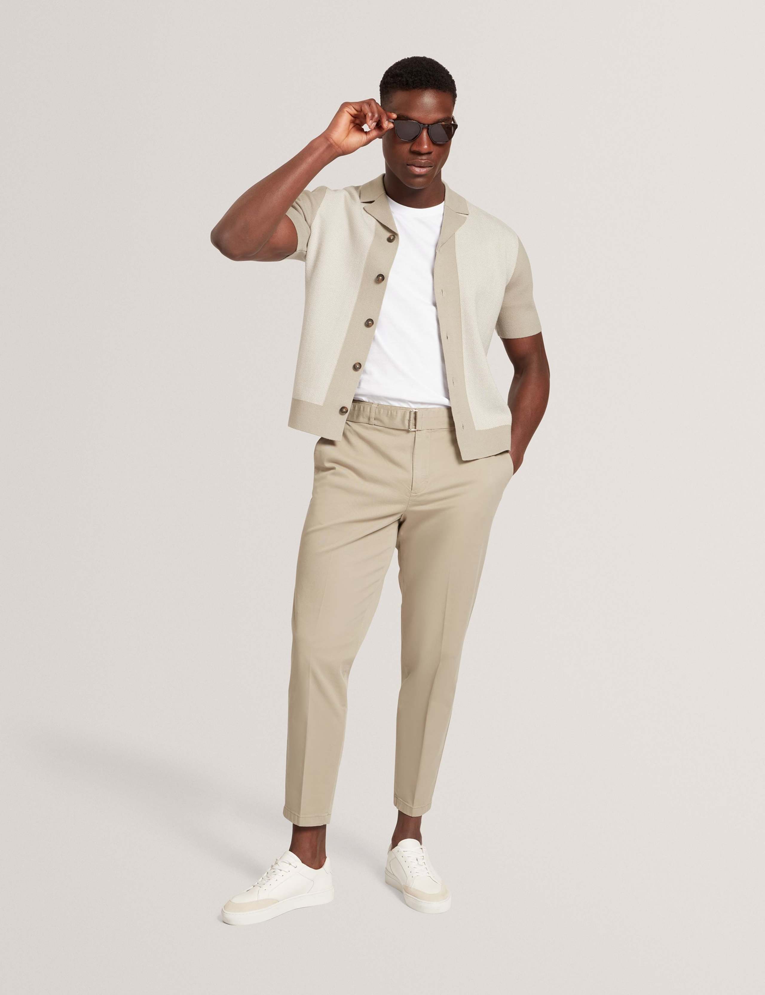 Textured Cuban Collar Knitted Shirt 3 of 8