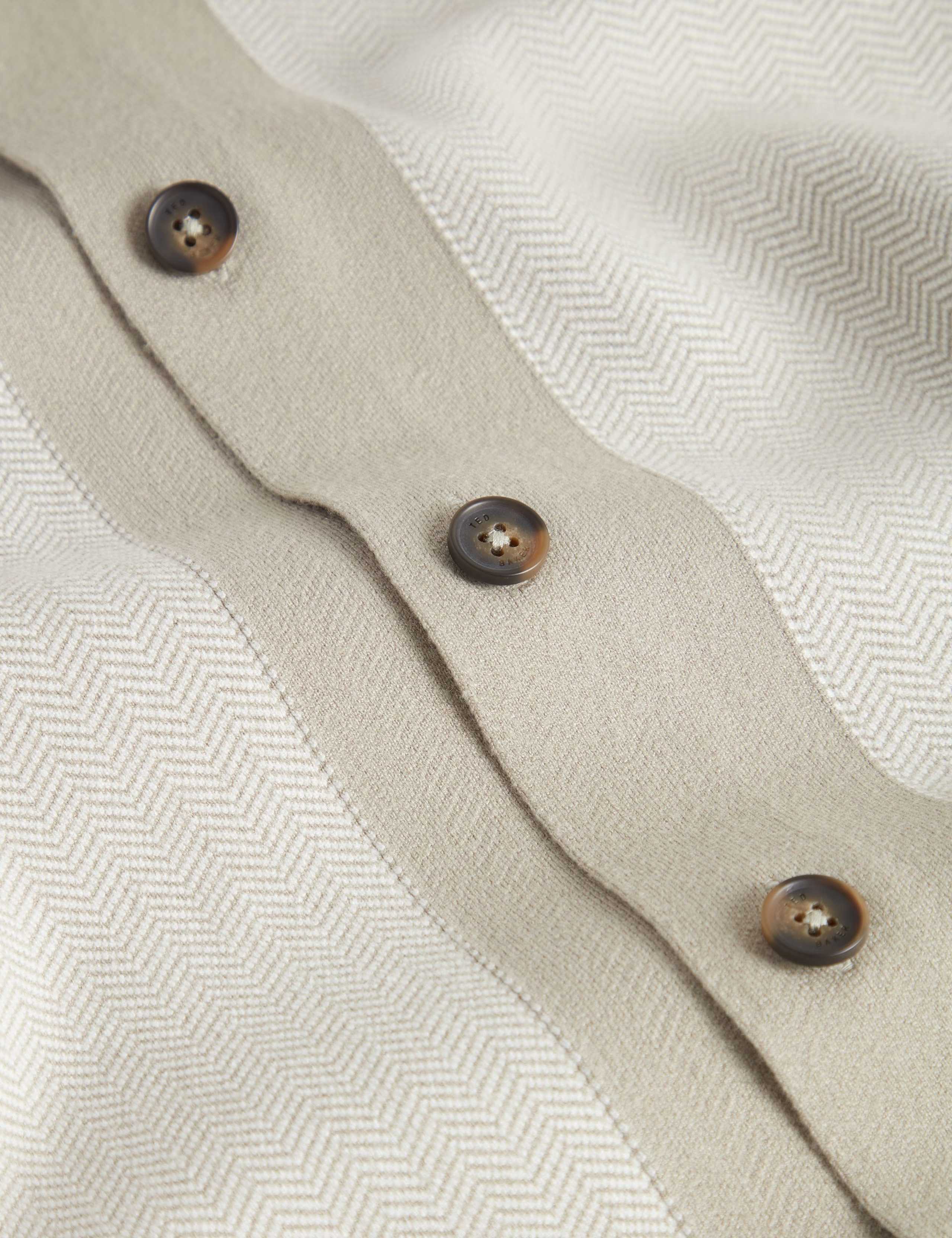 Textured Cuban Collar Knitted Shirt 5 of 8