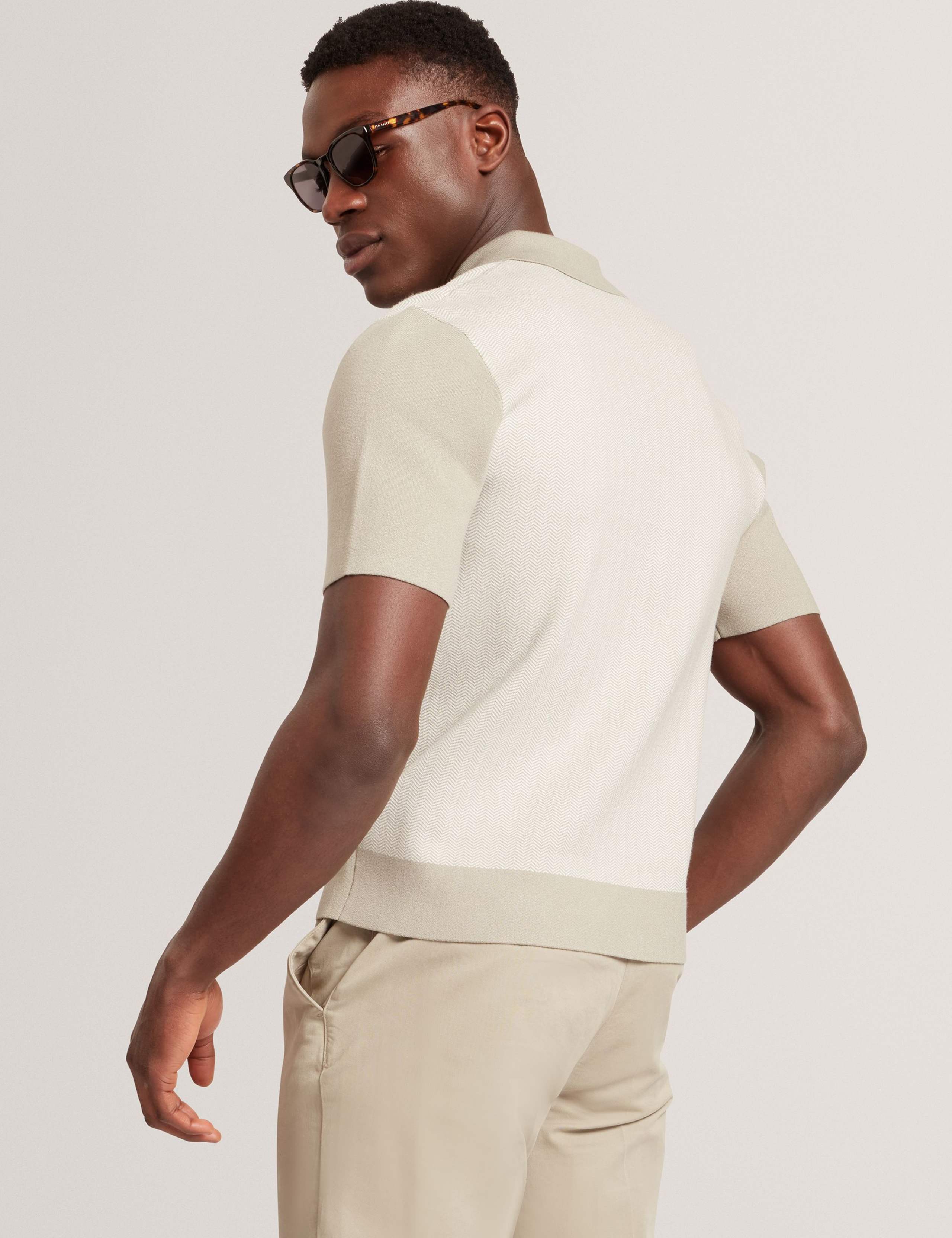 Textured Cuban Collar Knitted Shirt 7 of 8