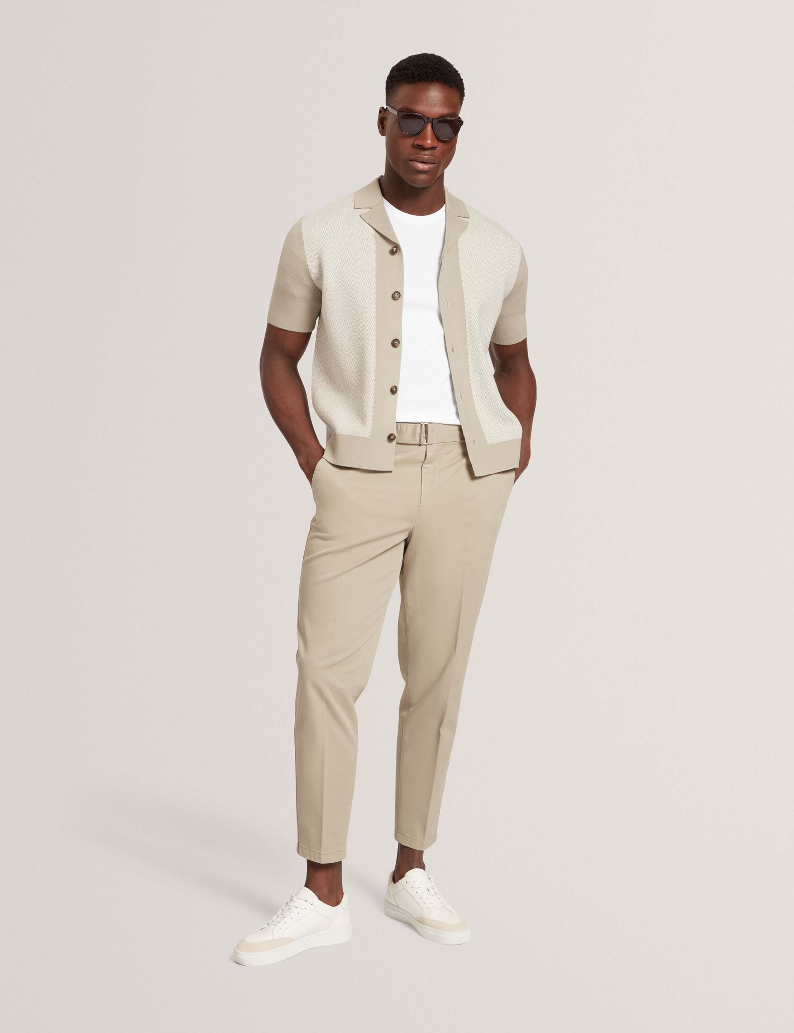 Textured Cuban Collar Knitted Shirt 8 of 8