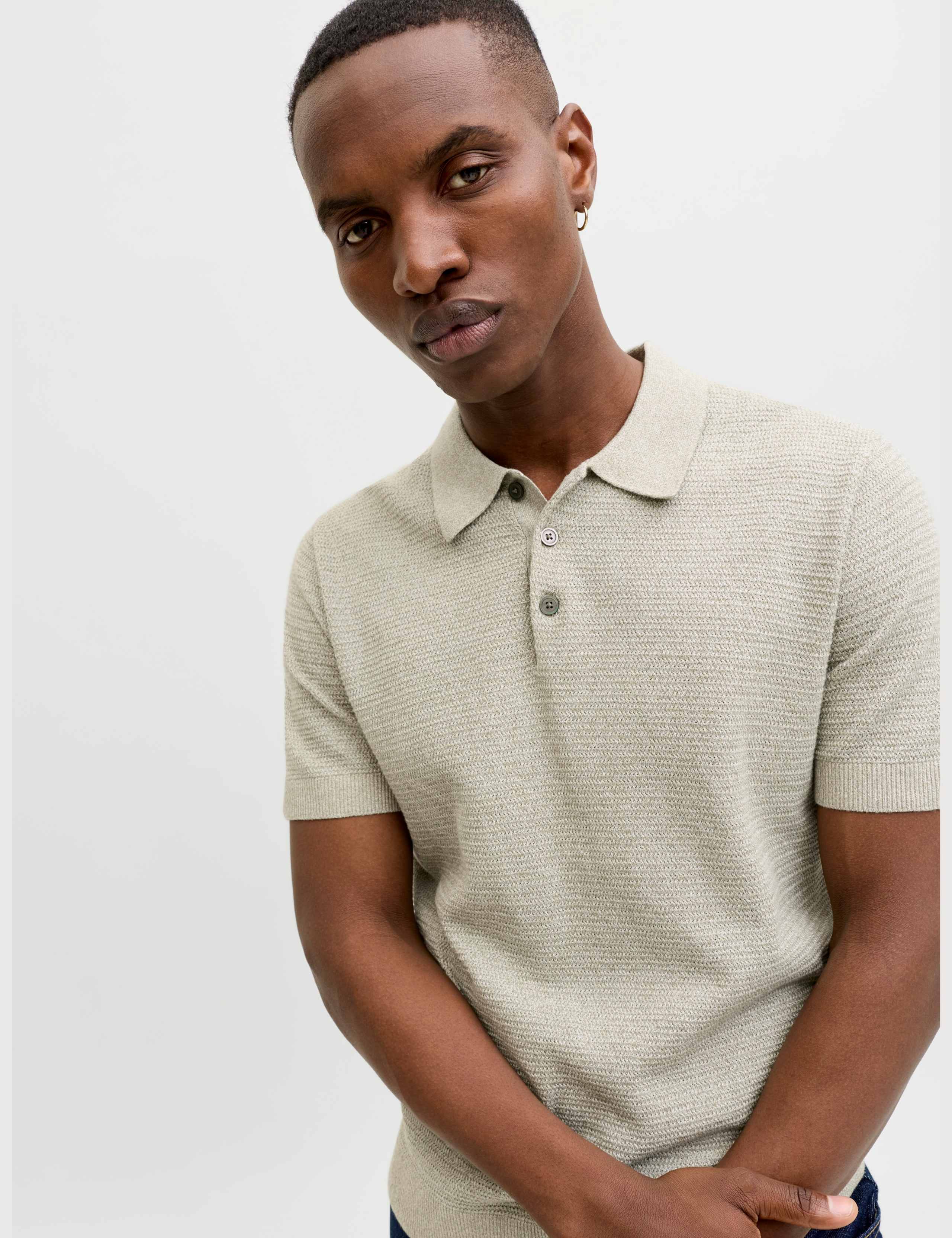 Pure Cotton Knitted Polo Shirt 3 of 6