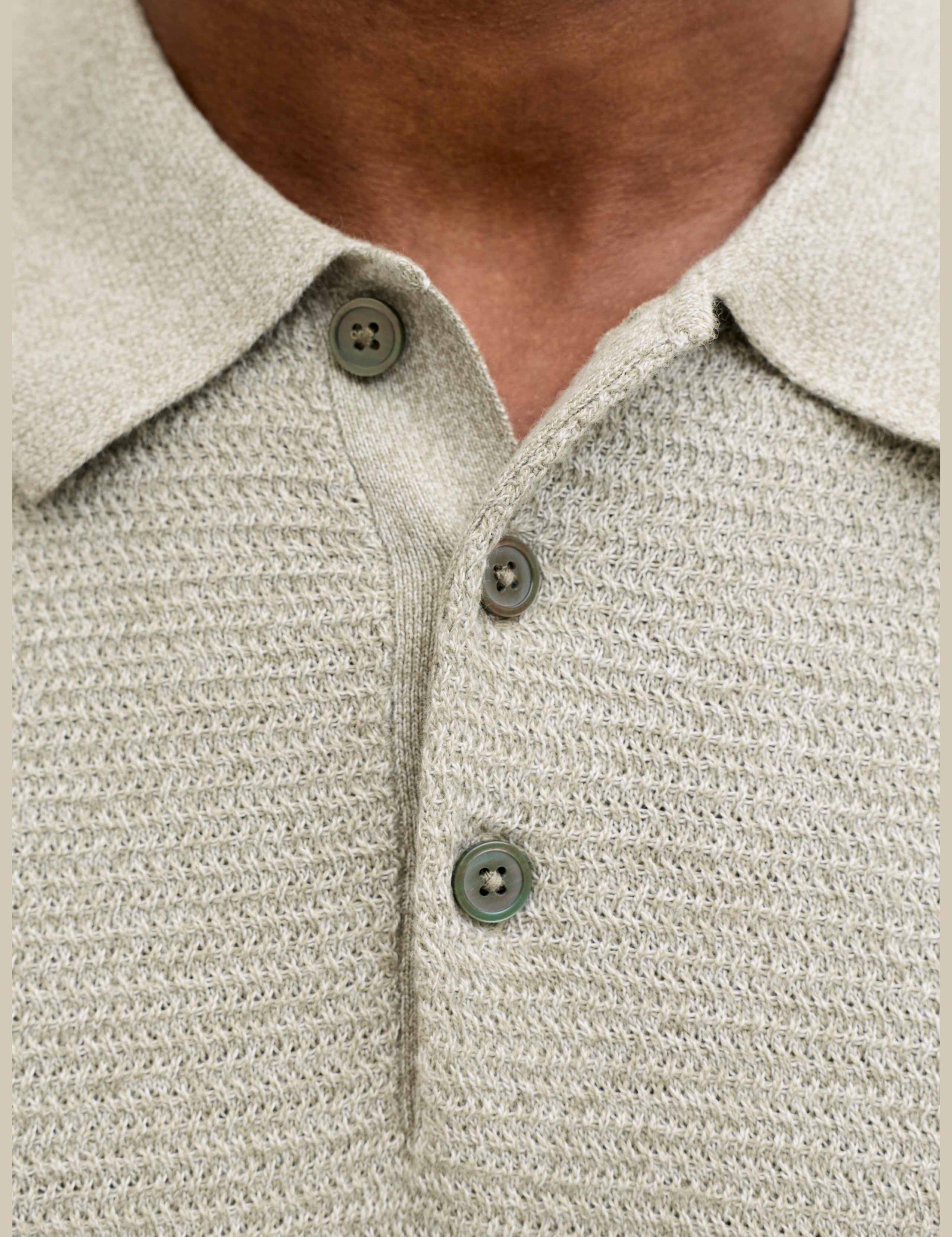 Pure Cotton Knitted Polo Shirt 6 of 6