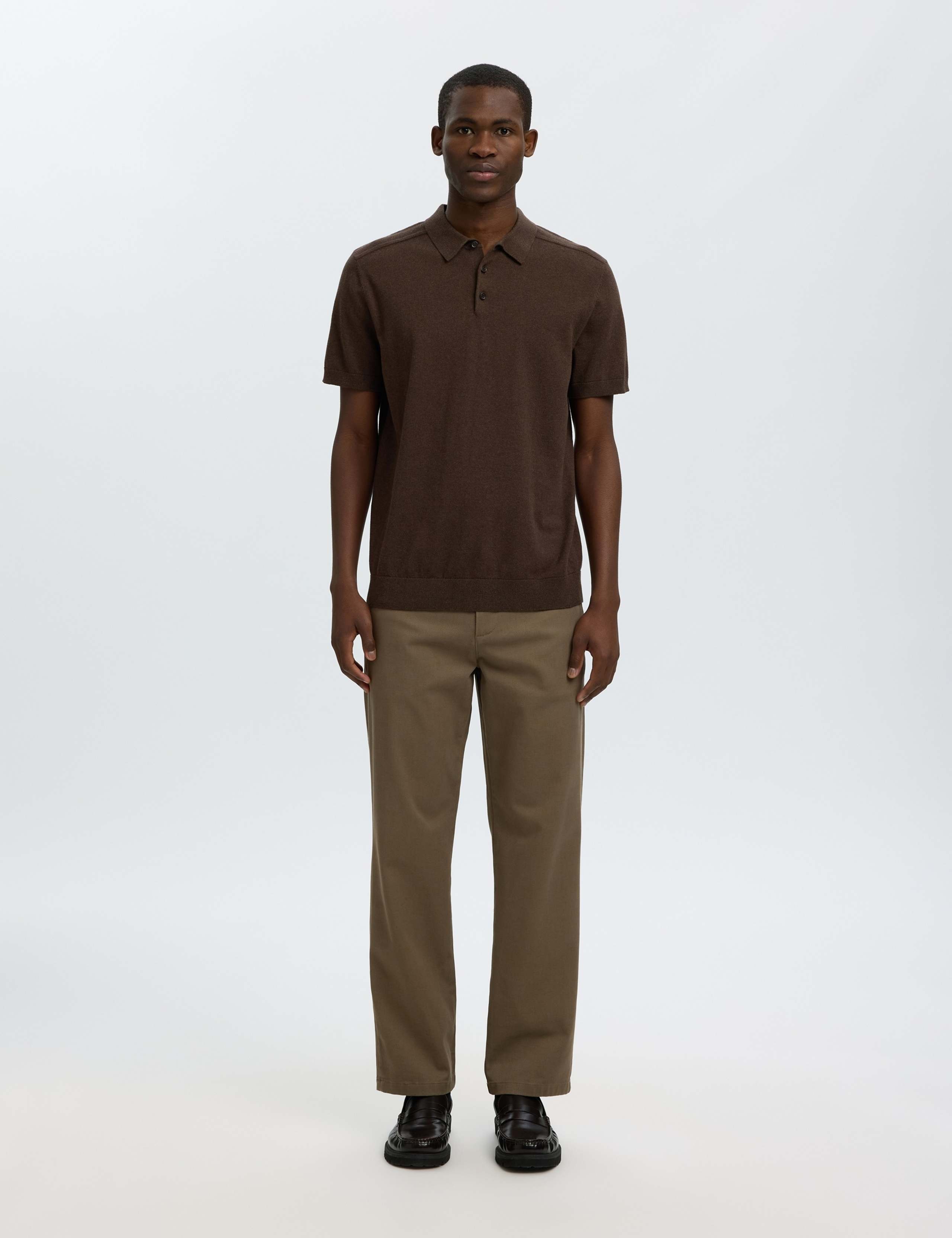 Pure Cotton Knitted Polo Shirt 2 of 6
