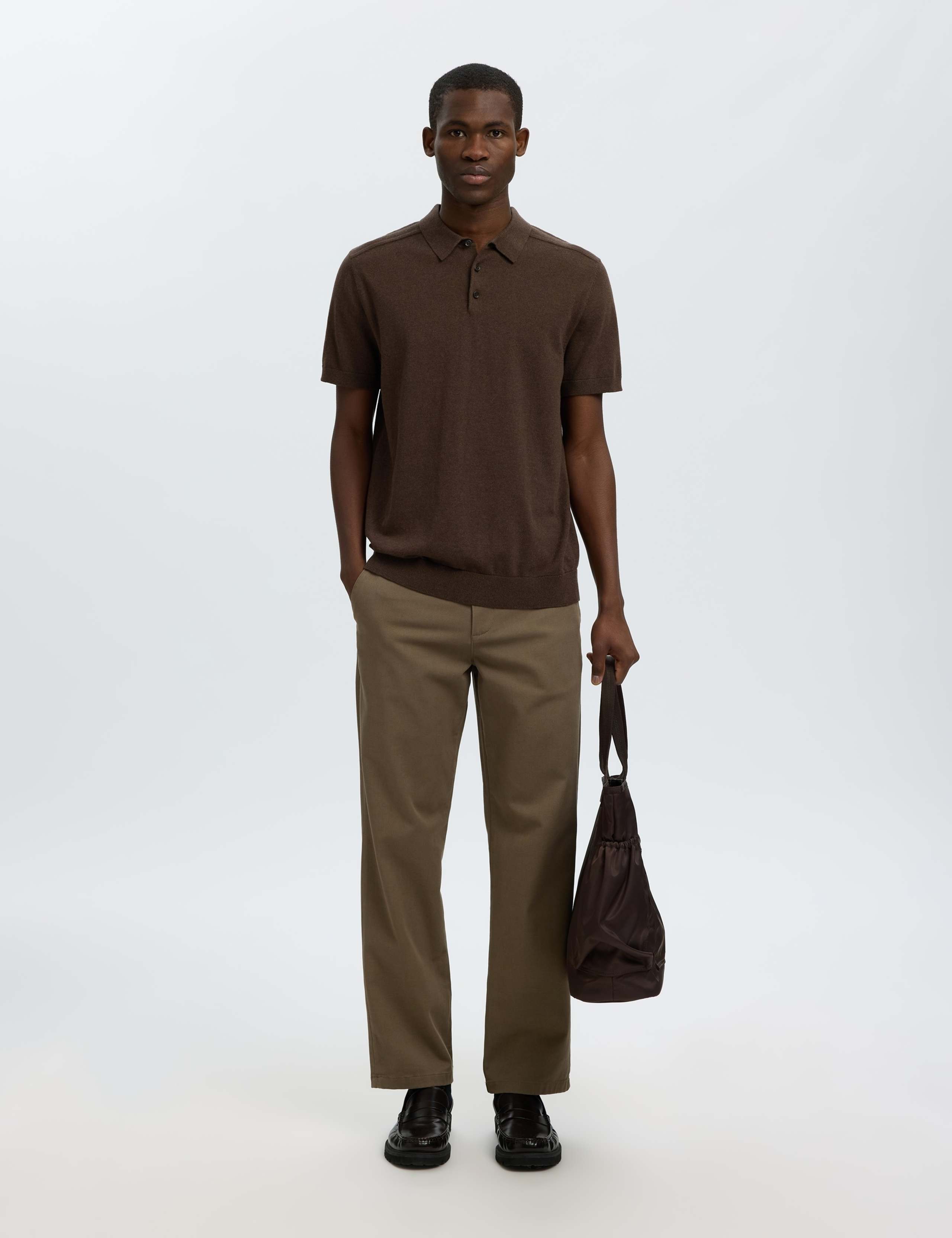 Pure Cotton Knitted Polo Shirt 4 of 6