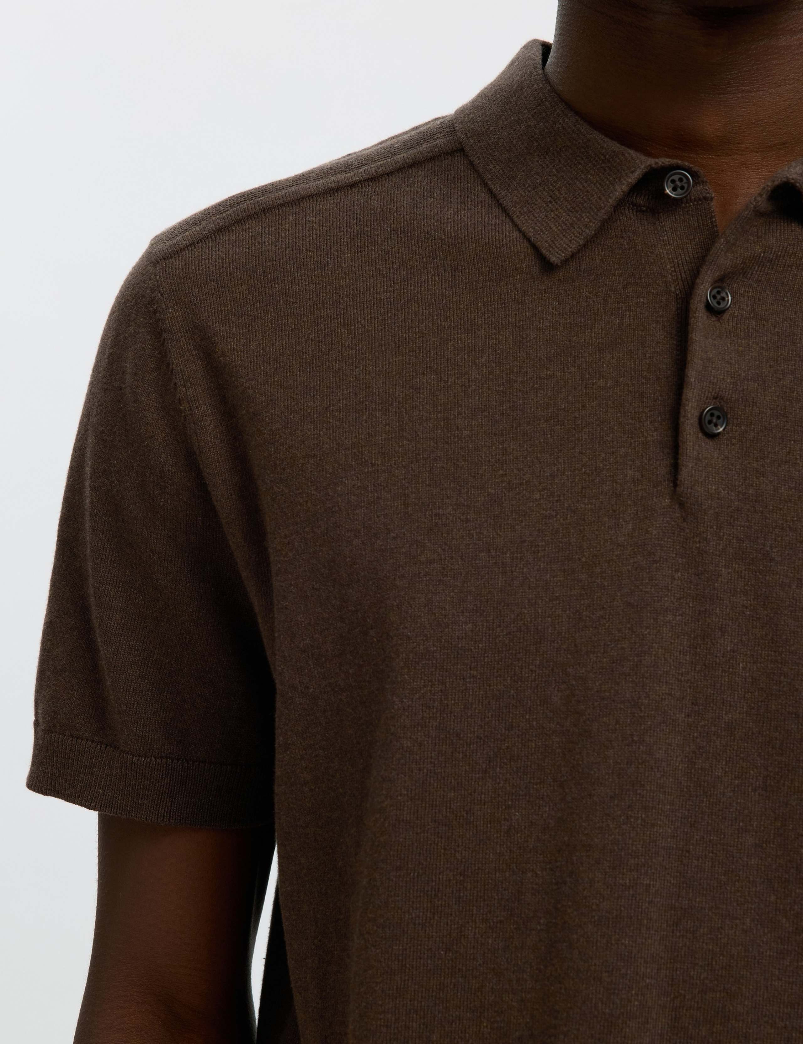 Pure Cotton Knitted Polo Shirt 5 of 6