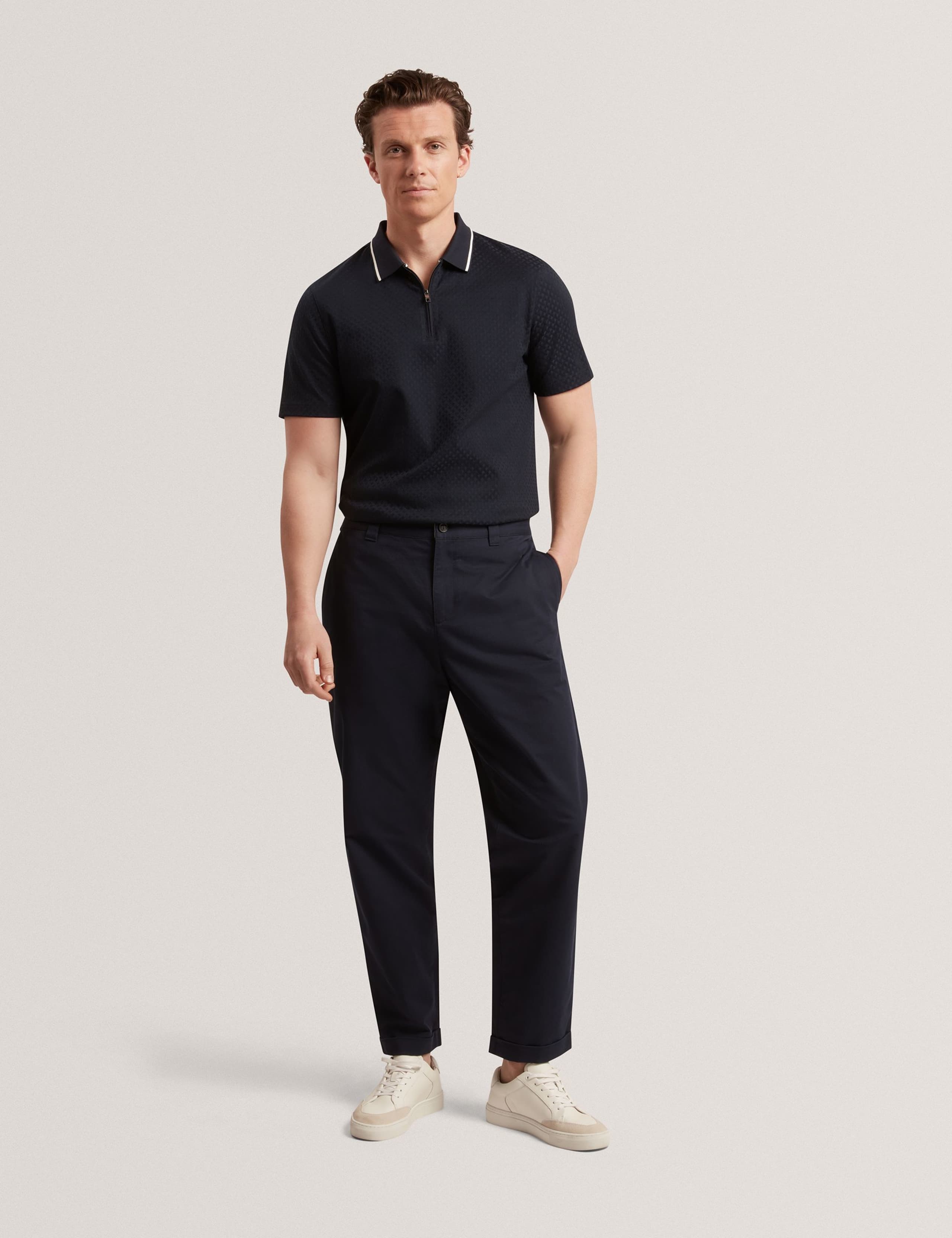 Cotton Rich Textured Polo Shirt 5 of 8