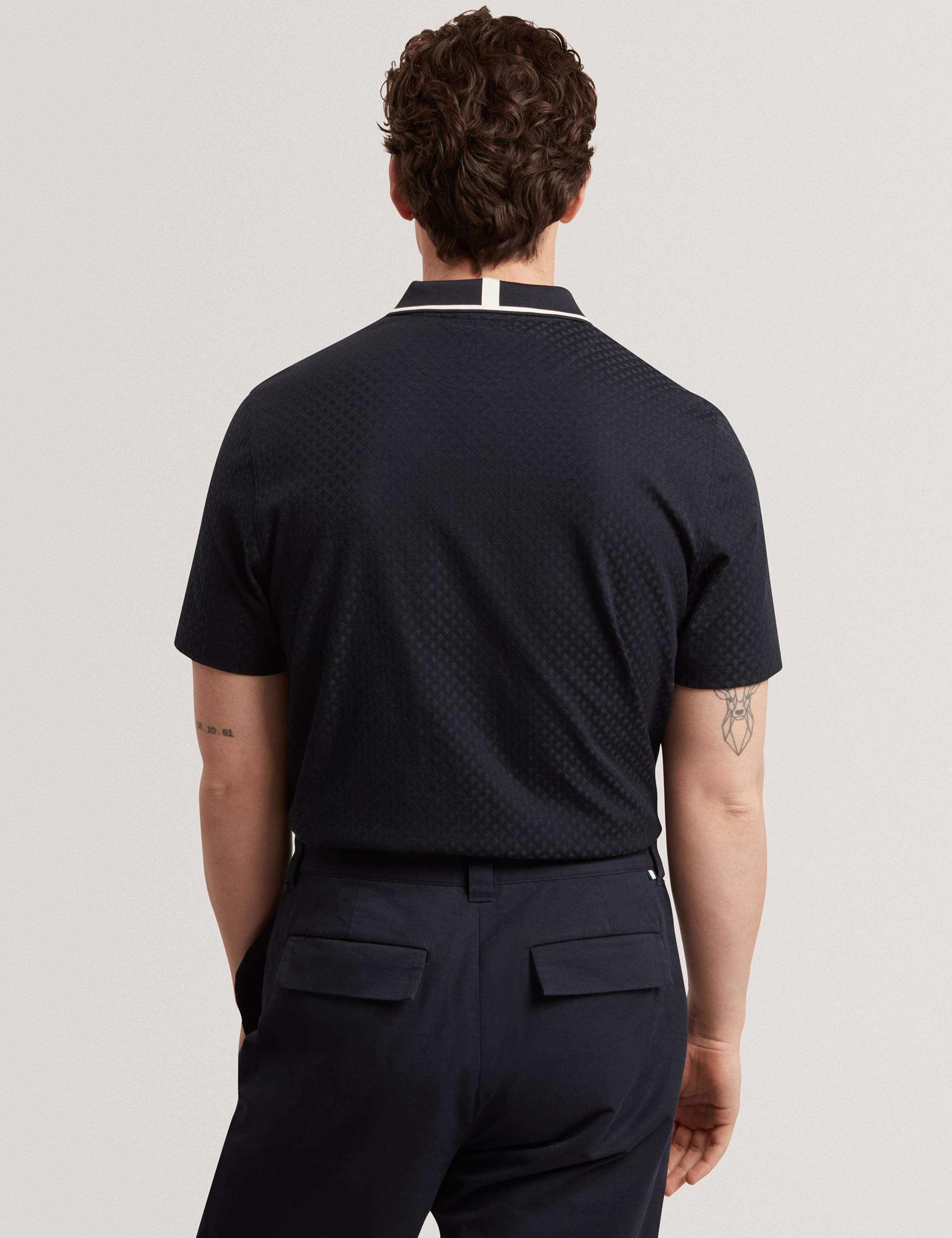 Cotton Rich Textured Polo Shirt 6 of 8