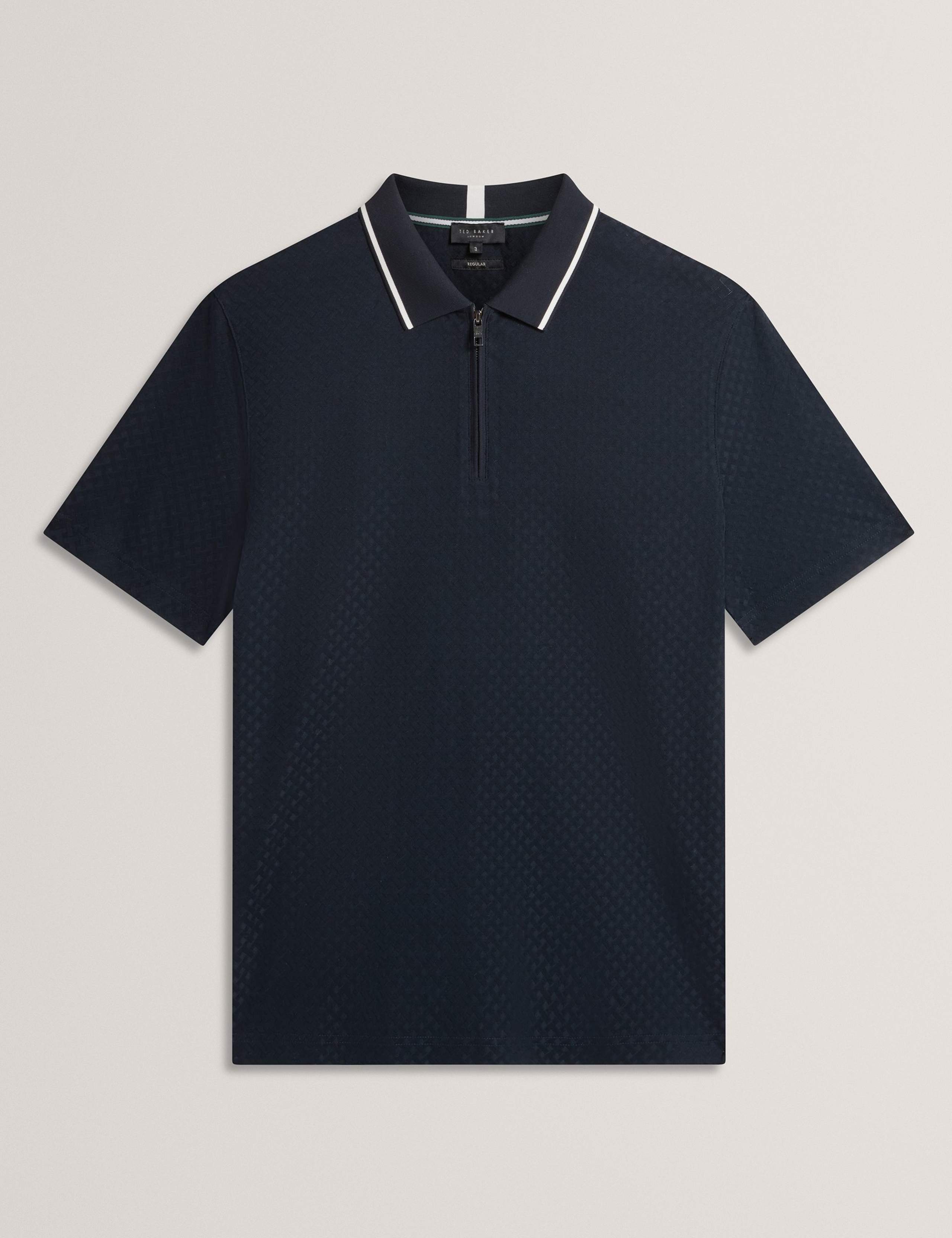 Cotton Rich Textured Polo Shirt 2 of 8