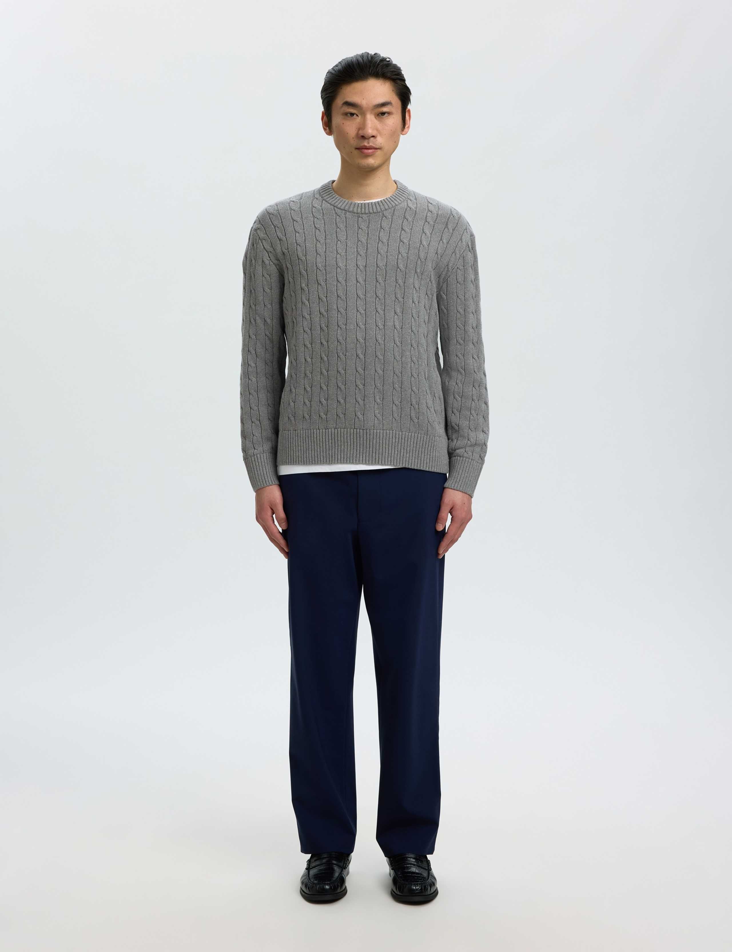 Pure Cotton Cable Knit Jumper 2 of 5