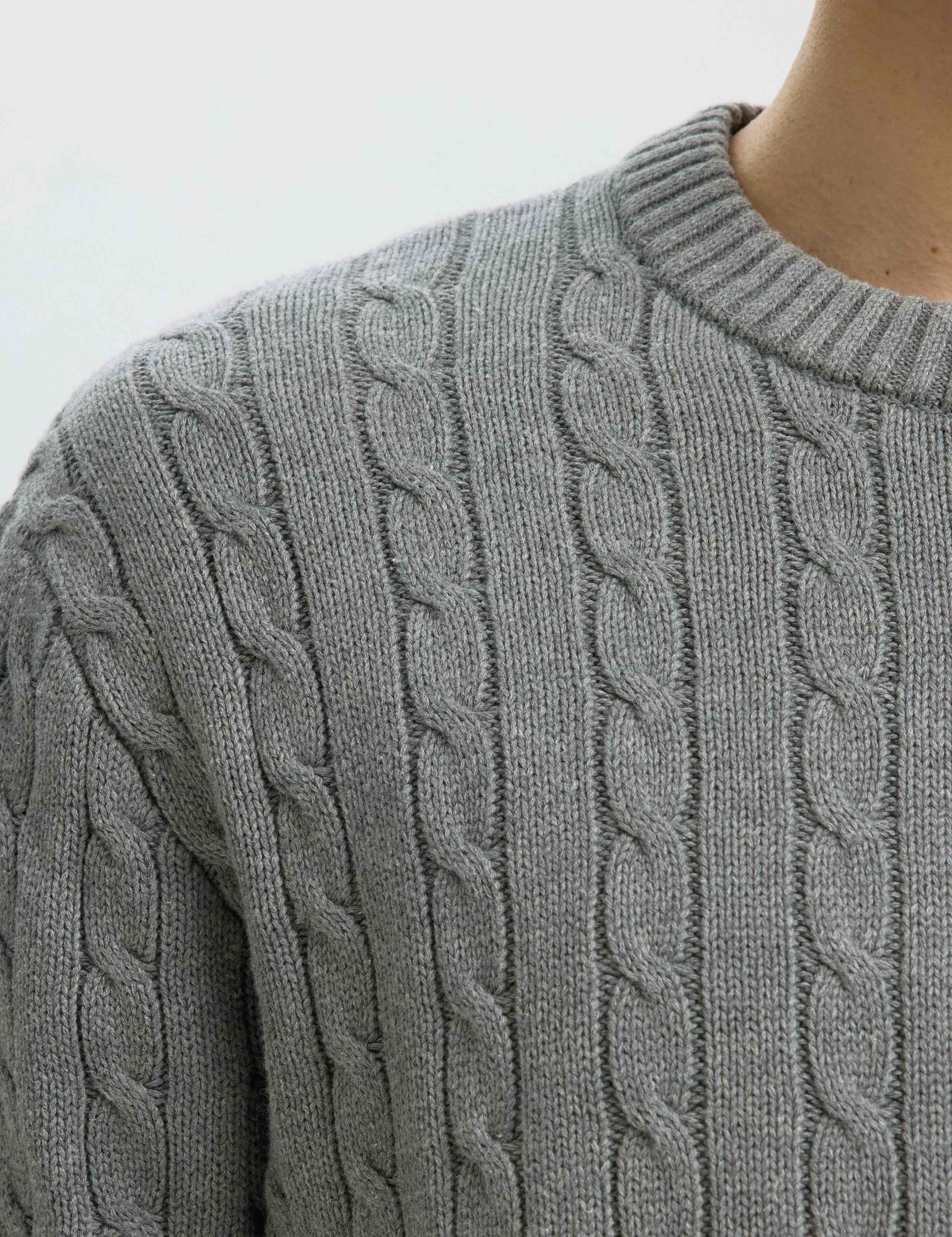 Pure Cotton Cable Knit Jumper 5 of 5