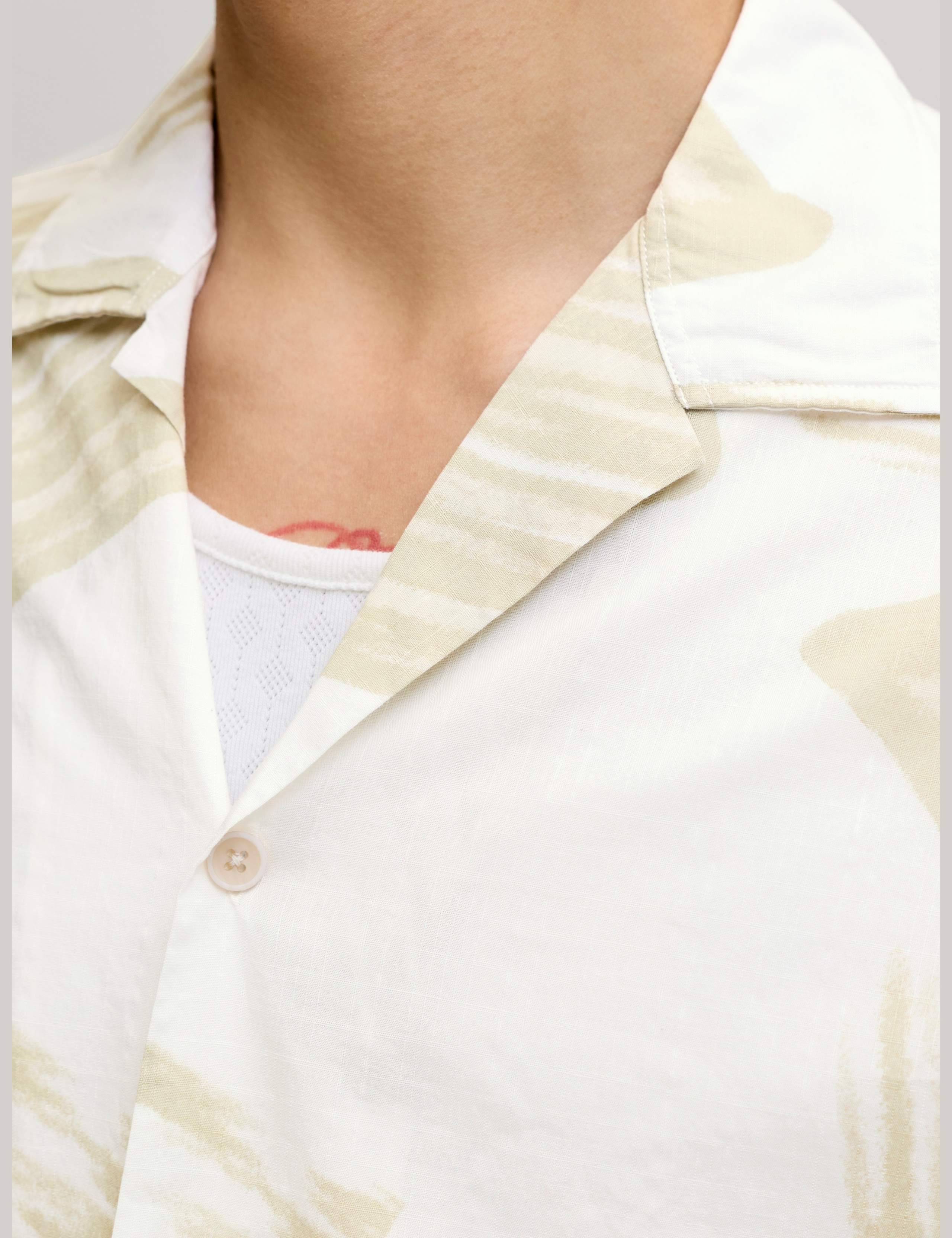 Cotton Rich Abstract Print Shirt 6 of 6