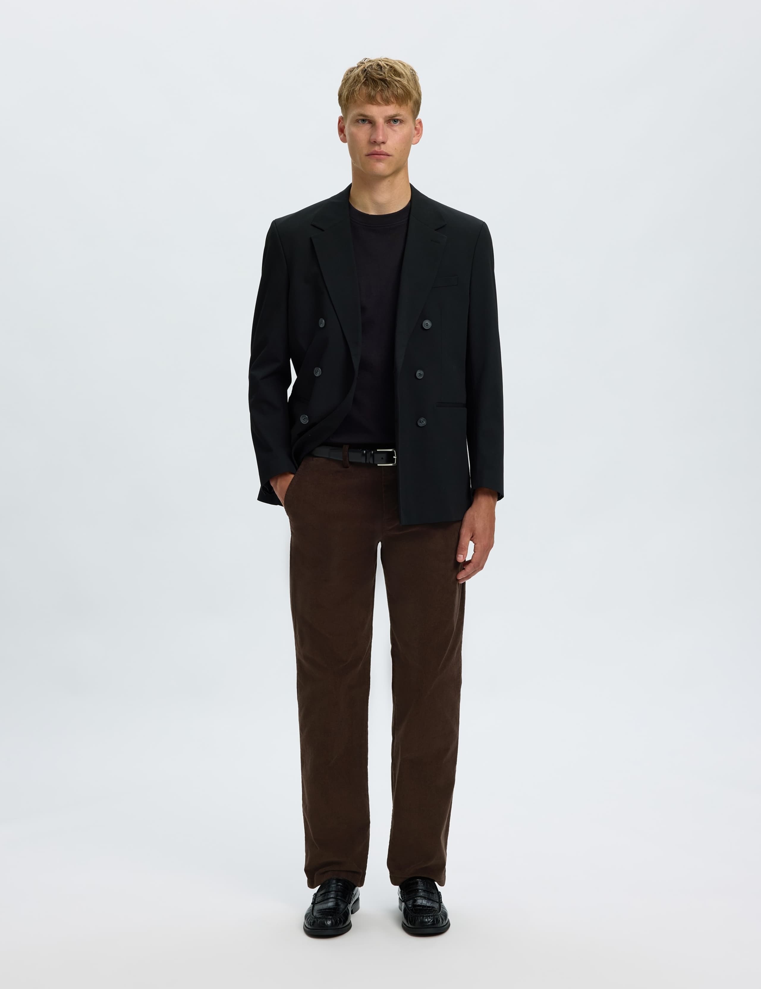 Straight Fit Corduroy Chinos 2 of 5