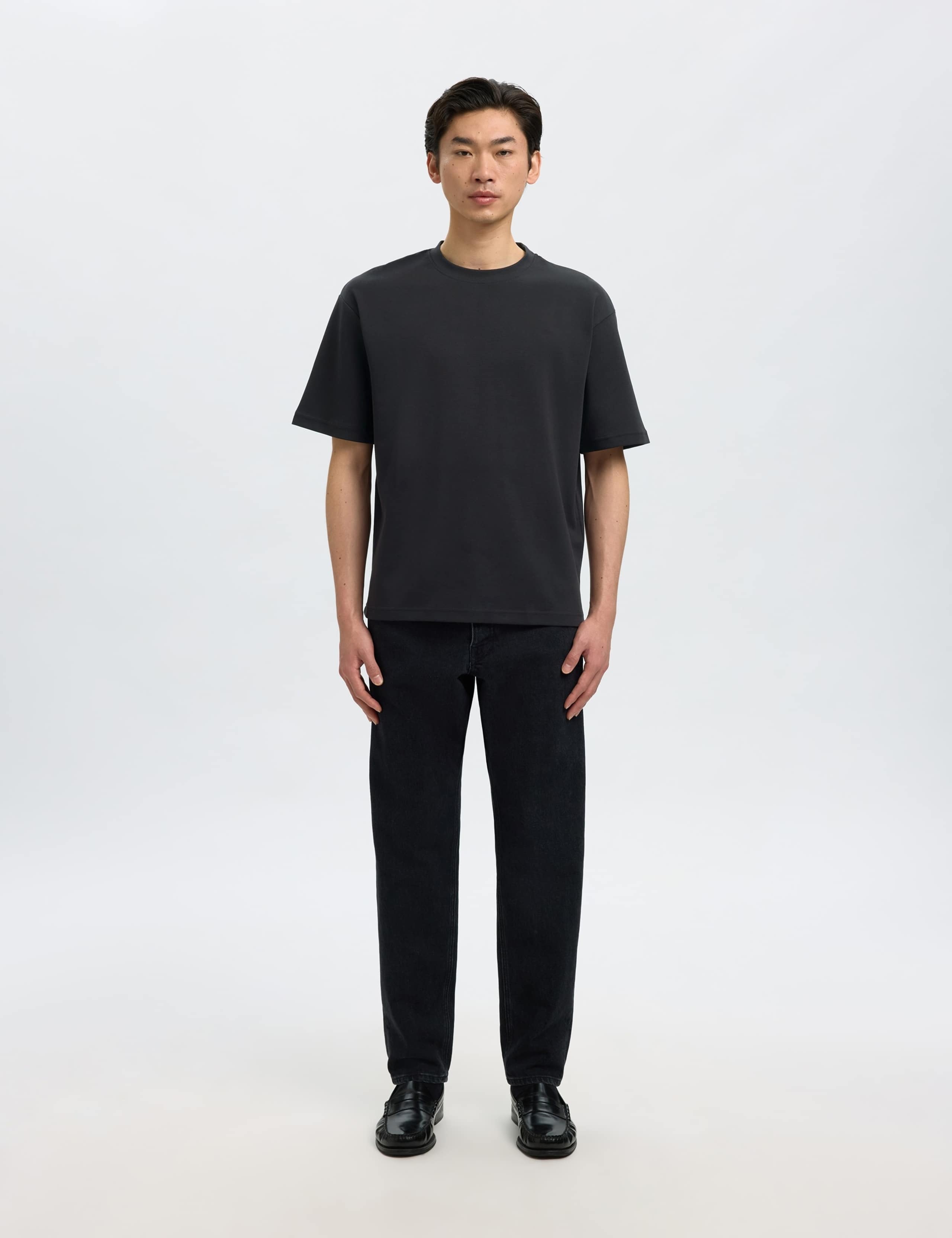Cotton Blend Crew Neck T-Shirt 2 of 5