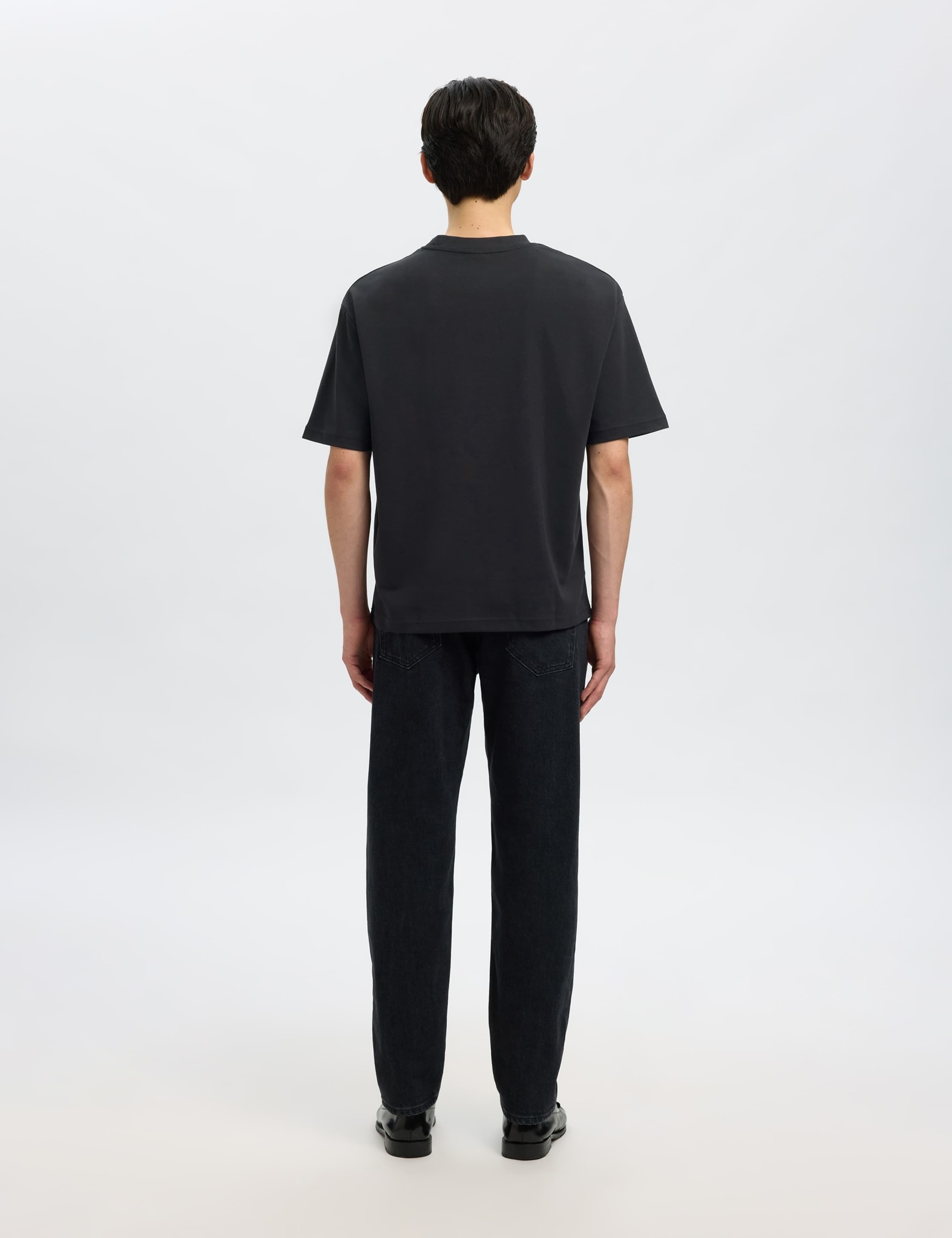Cotton Blend Crew Neck T-Shirt 3 of 5