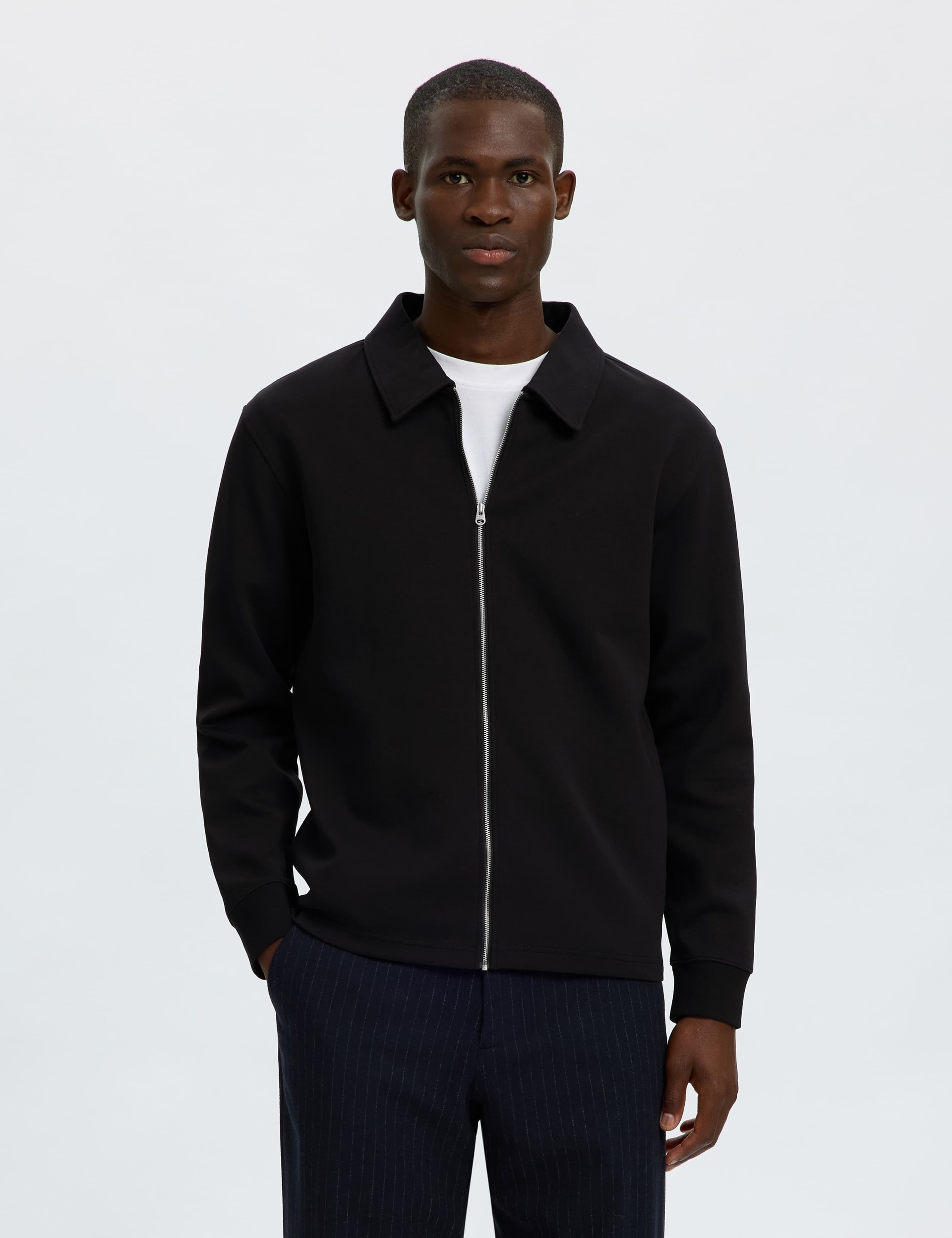 Cotton Rich Zip Up Jacket 2 of 6