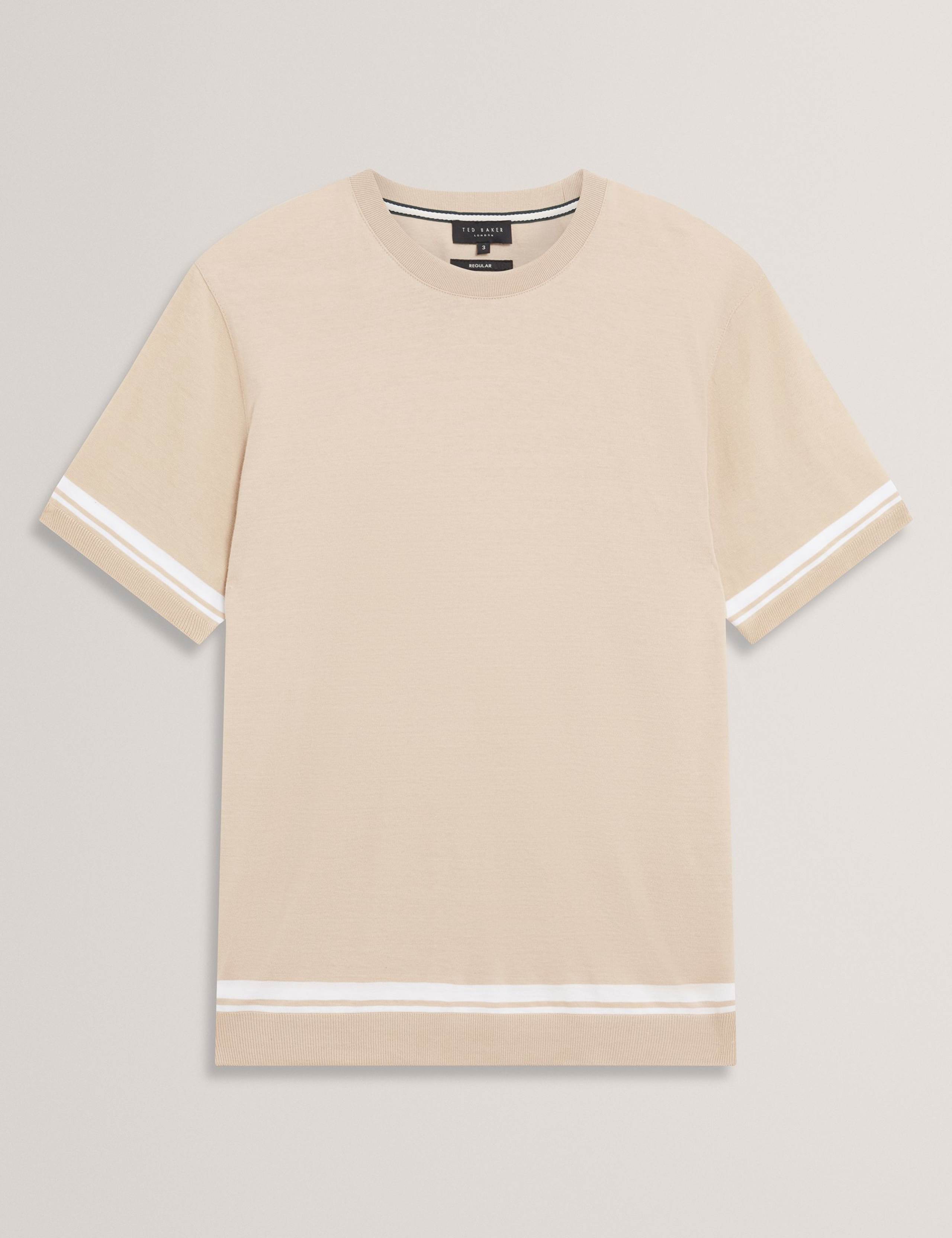 Pure Cotton Striped T-Shirt 2 of 7