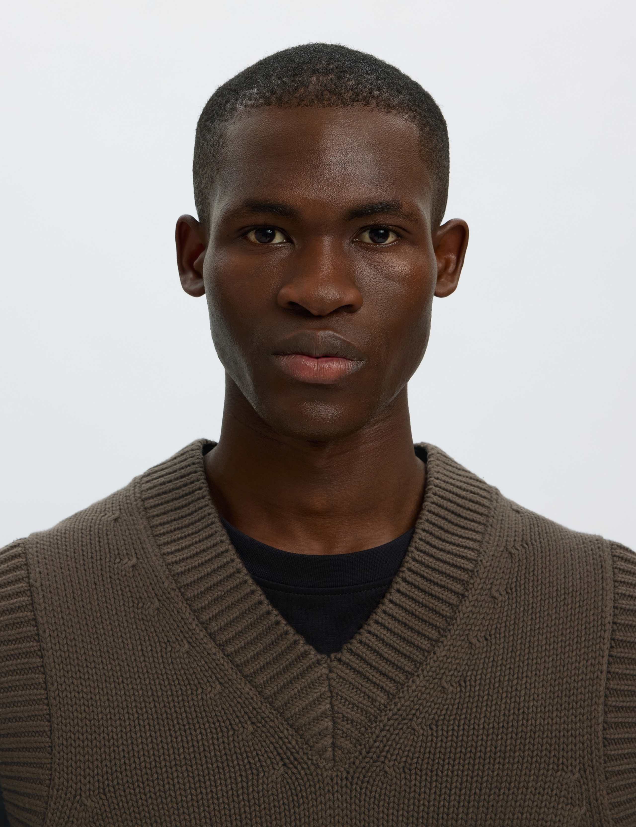 Pure Cotton V-Neck Knitted Vest 5 of 5