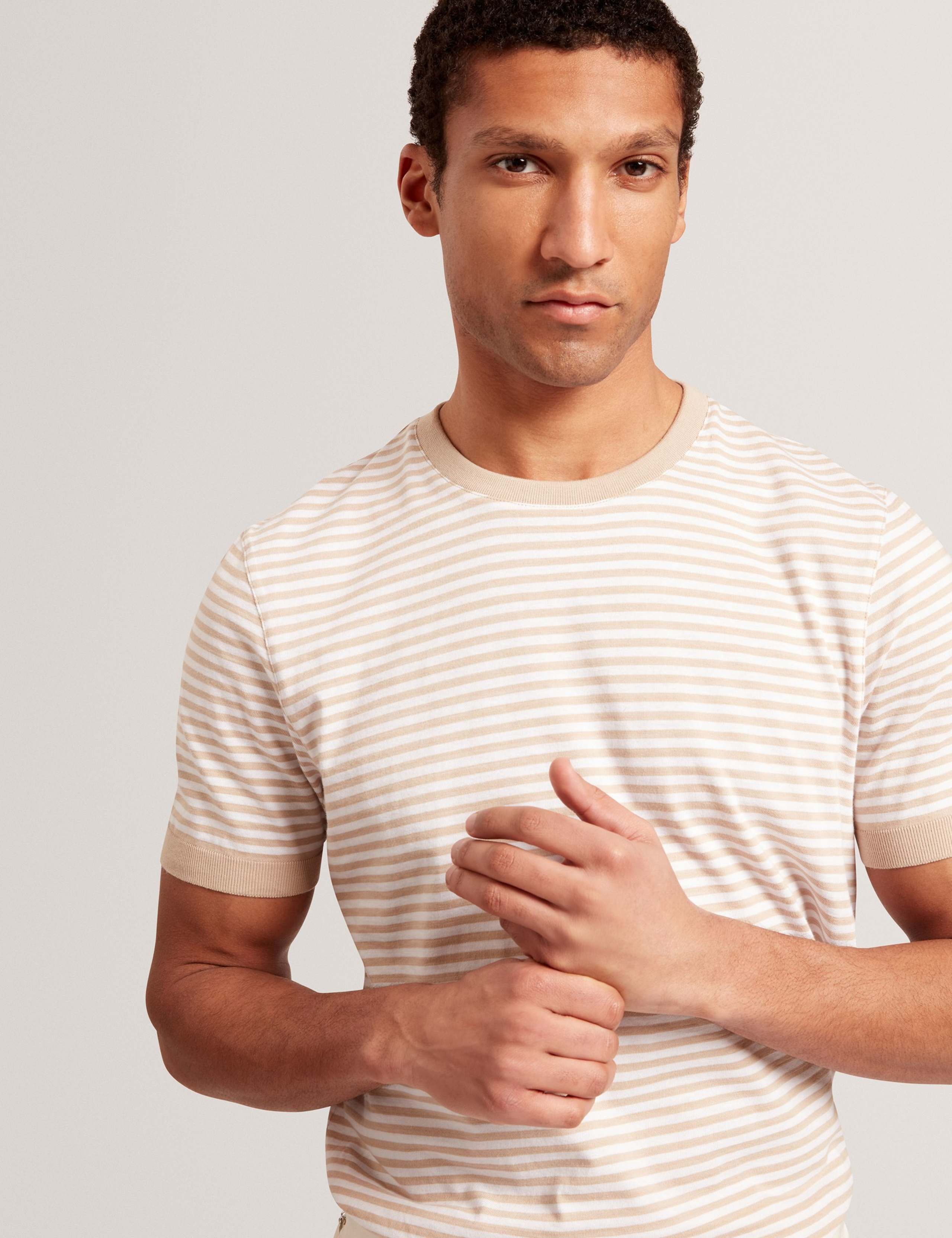Pure Cotton Striped T-Shirt 3 of 8