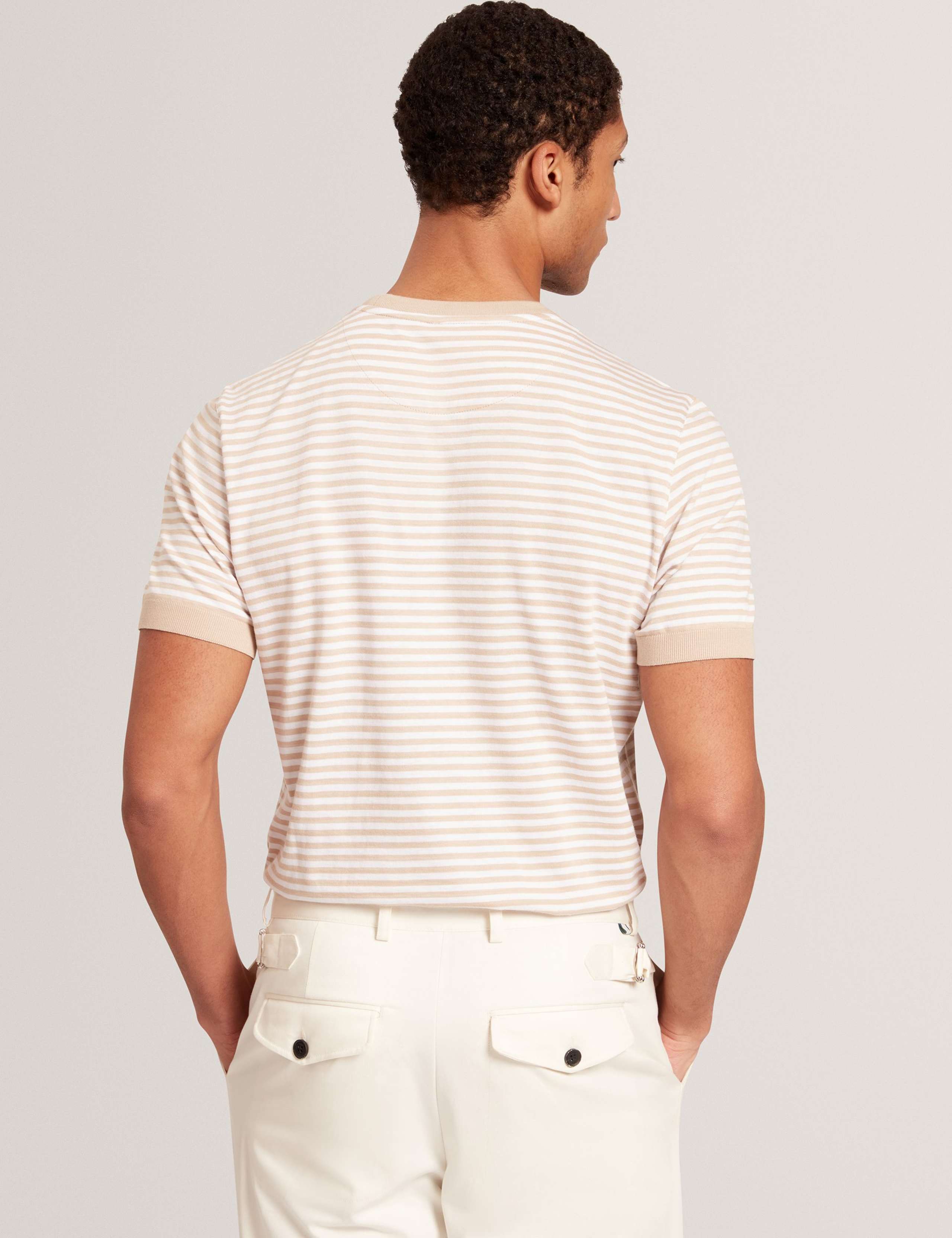 Pure Cotton Striped T-Shirt 5 of 8