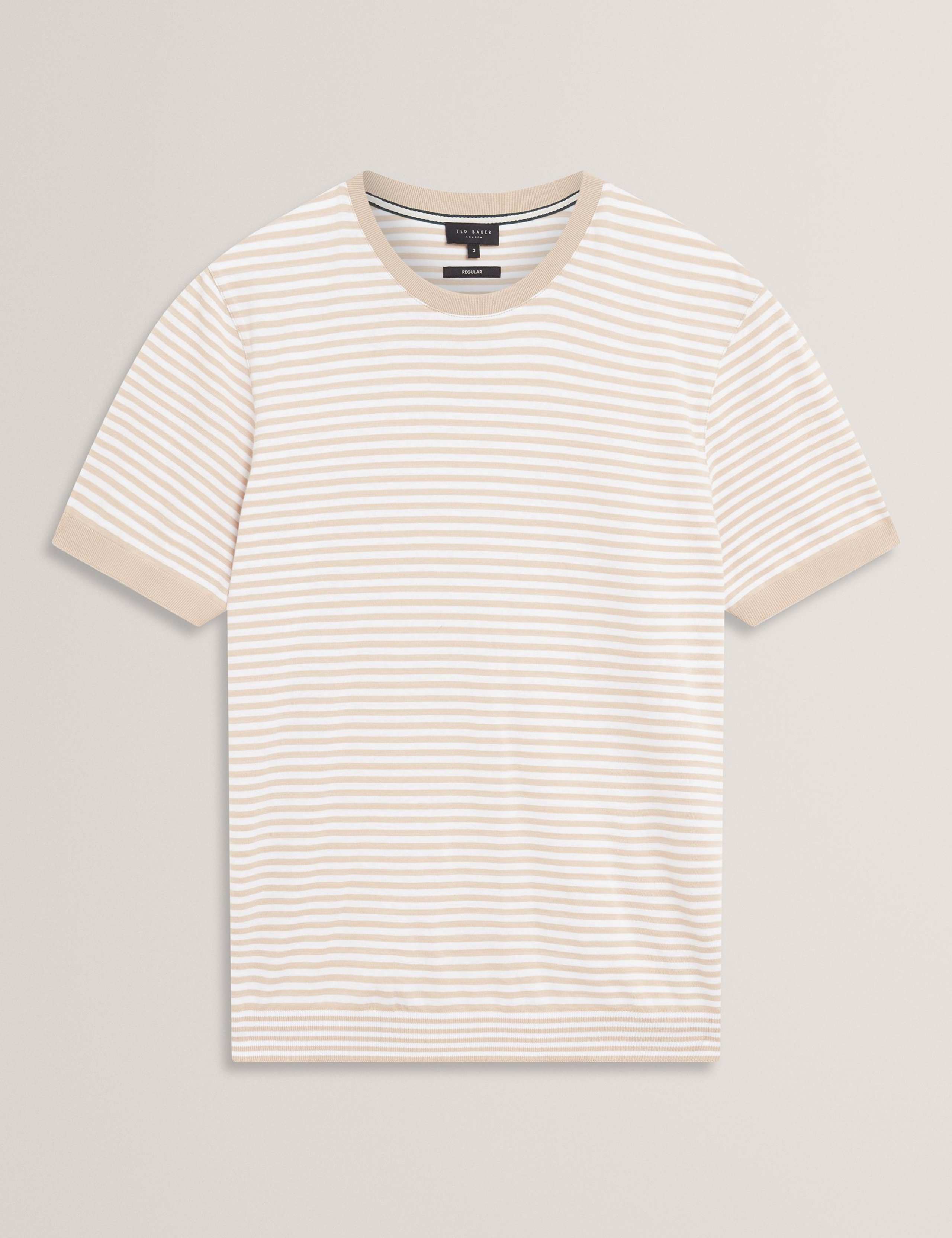 Pure Cotton Striped T-Shirt 2 of 8