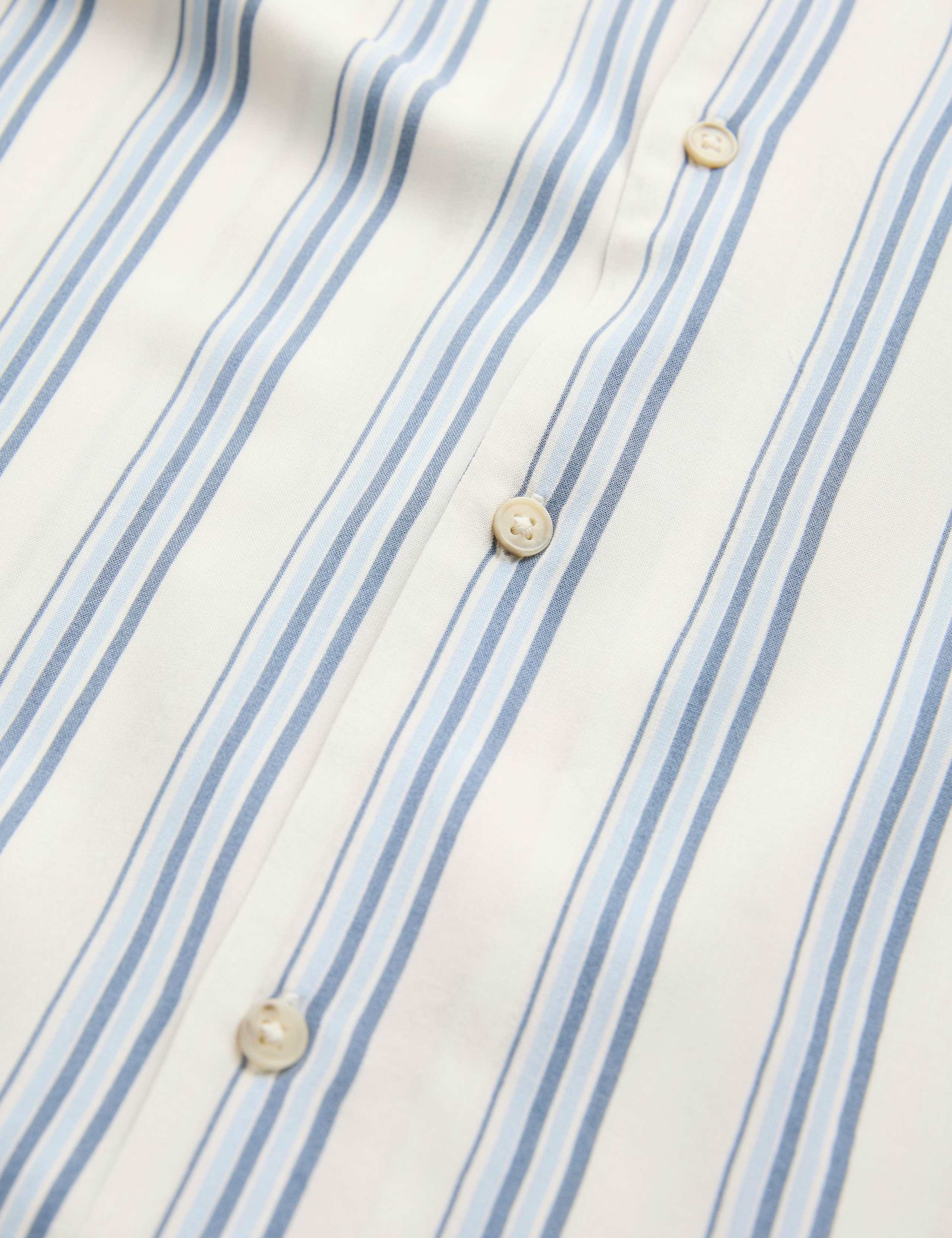 Relaxed Fit Striped Short Sleeve Shirt 2 of 4