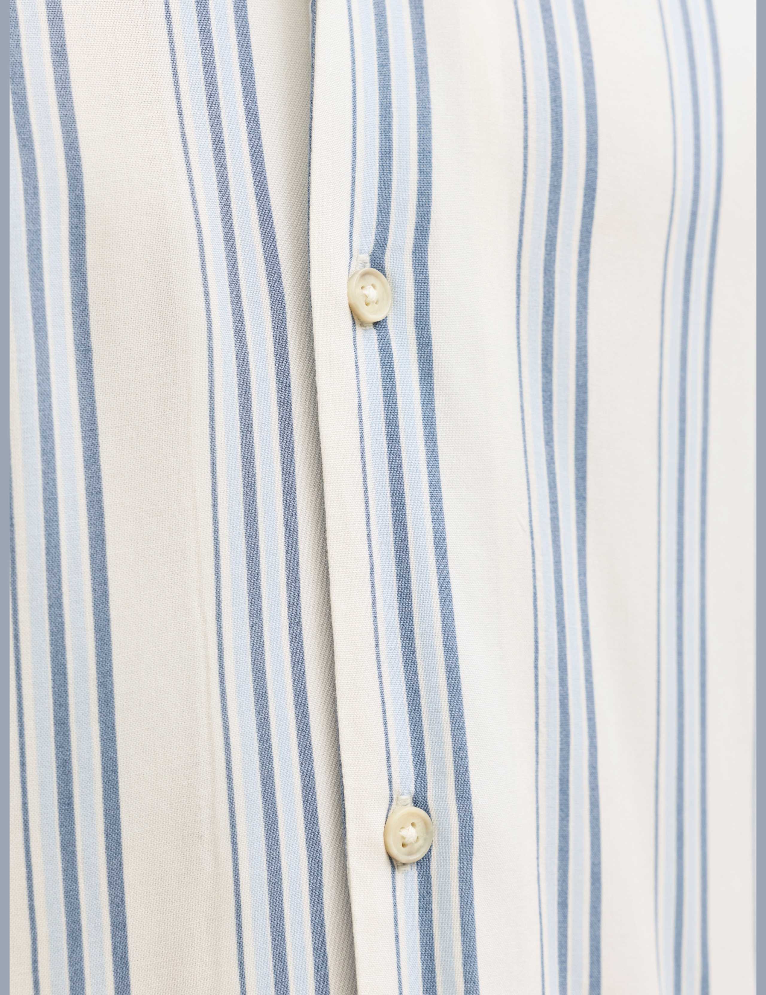 Relaxed Fit Striped Short Sleeve Shirt 6 of 9