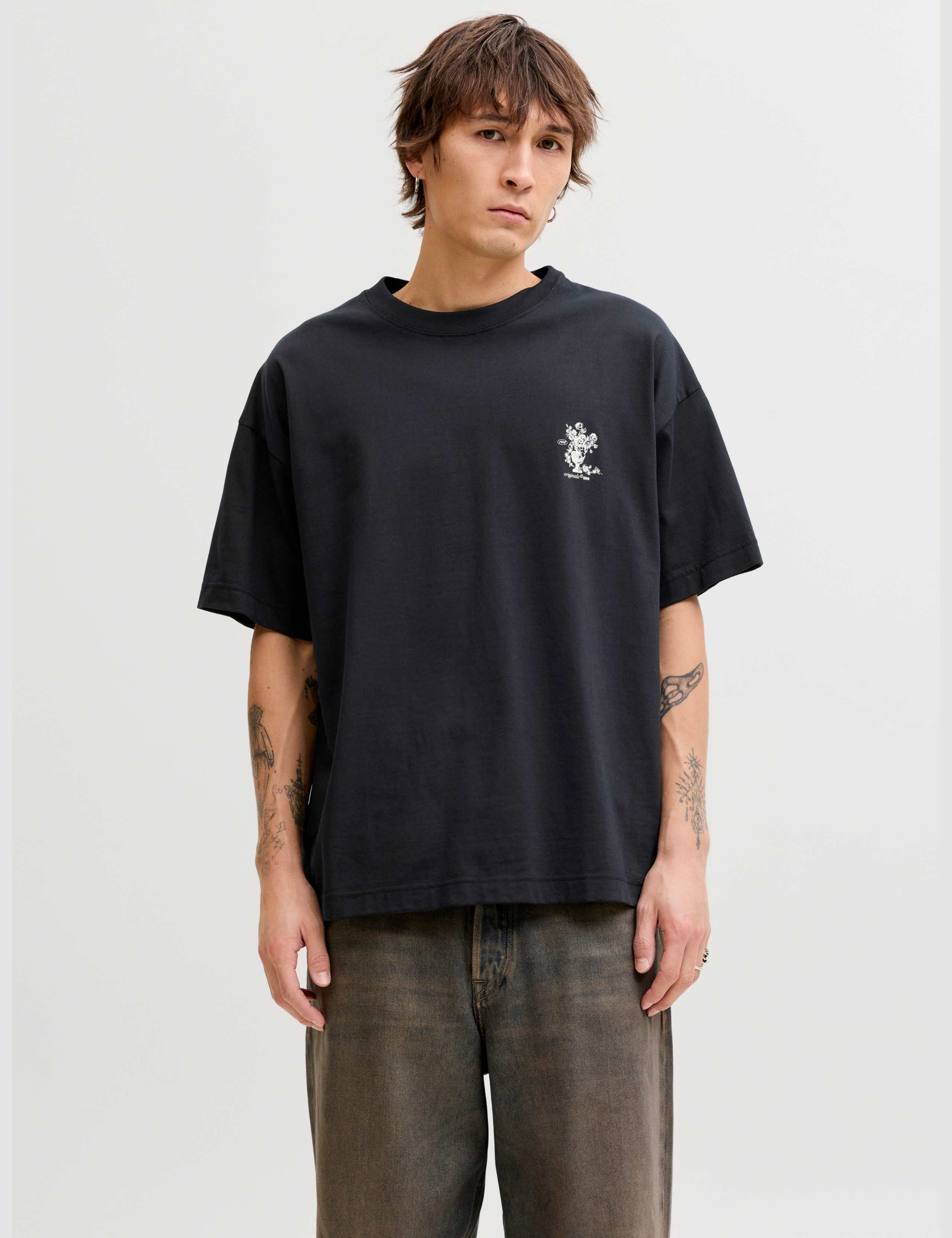 Pure Cotton Back Graphic T-Shirt 1 of 8