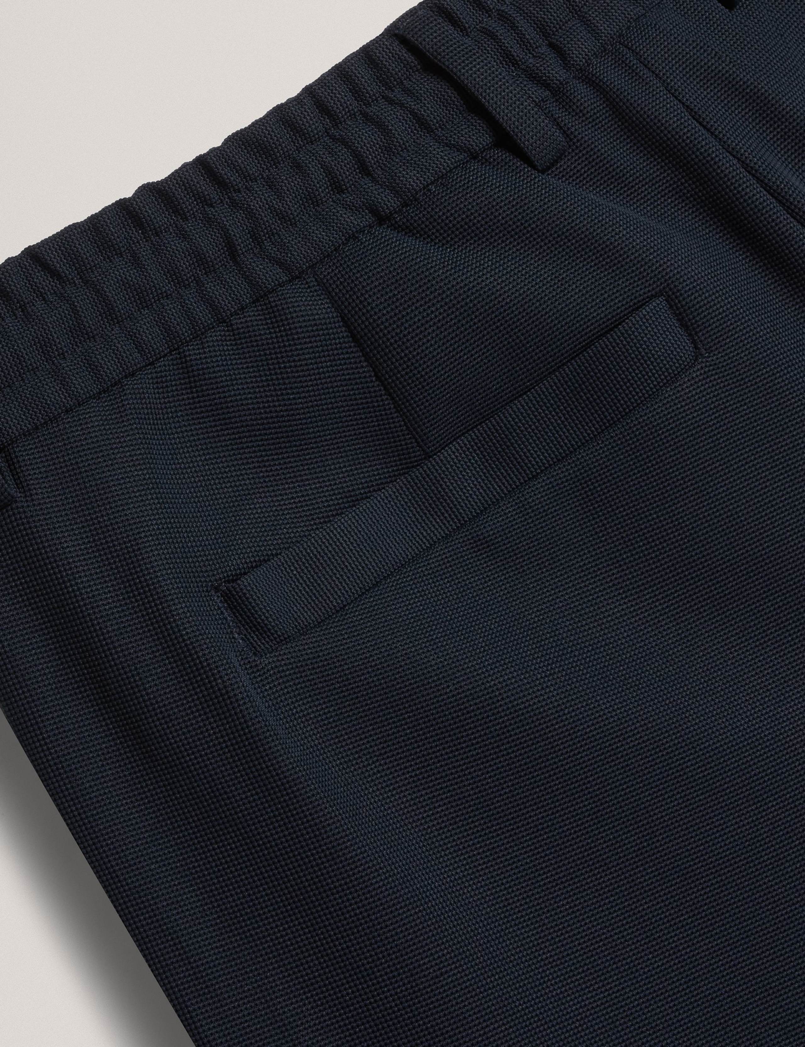 Tapered Fit Waffle Knit Trousers 4 of 8