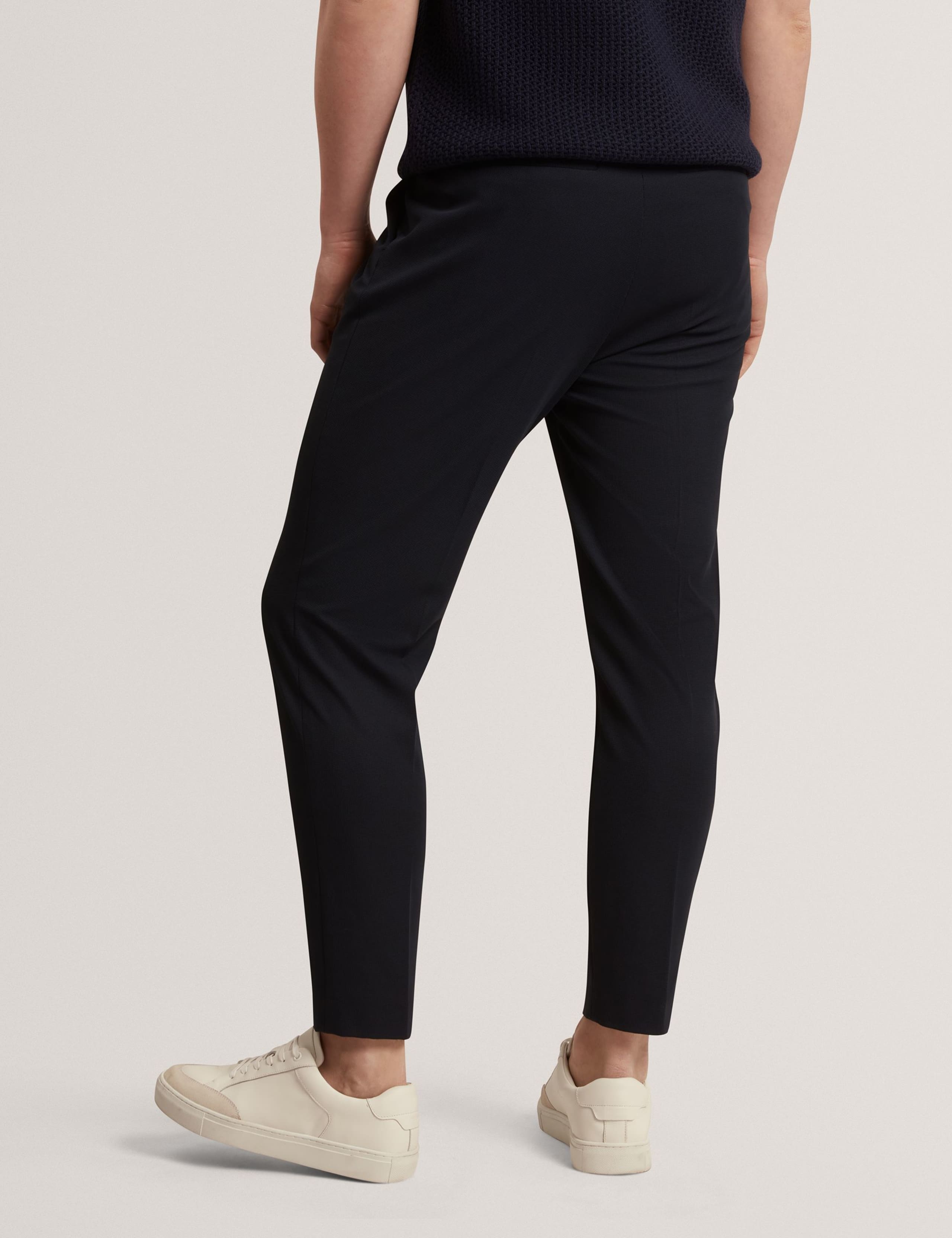 Tapered Fit Waffle Knit Trousers 8 of 8