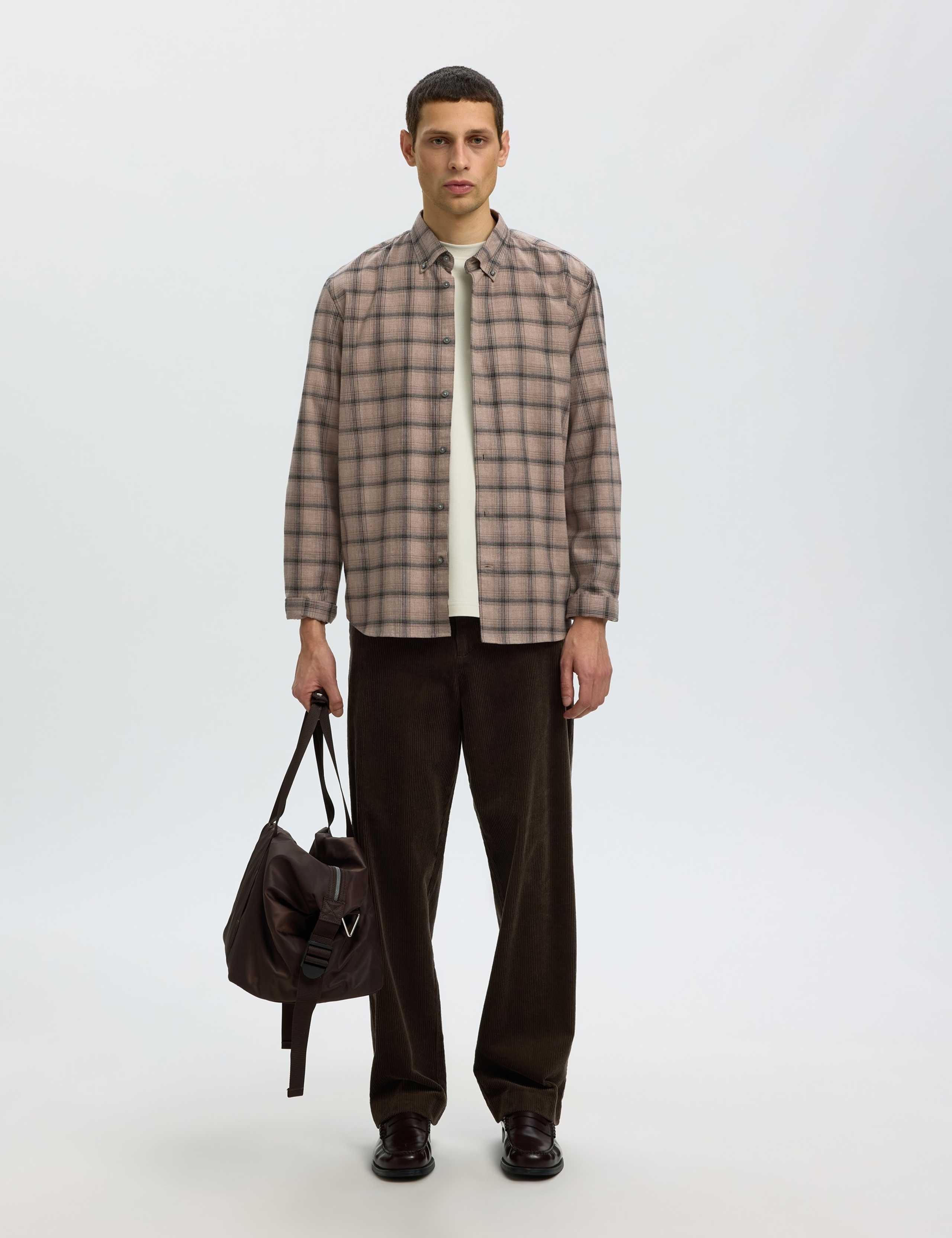 Brushed Cotton Checked Shirt 2 of 5