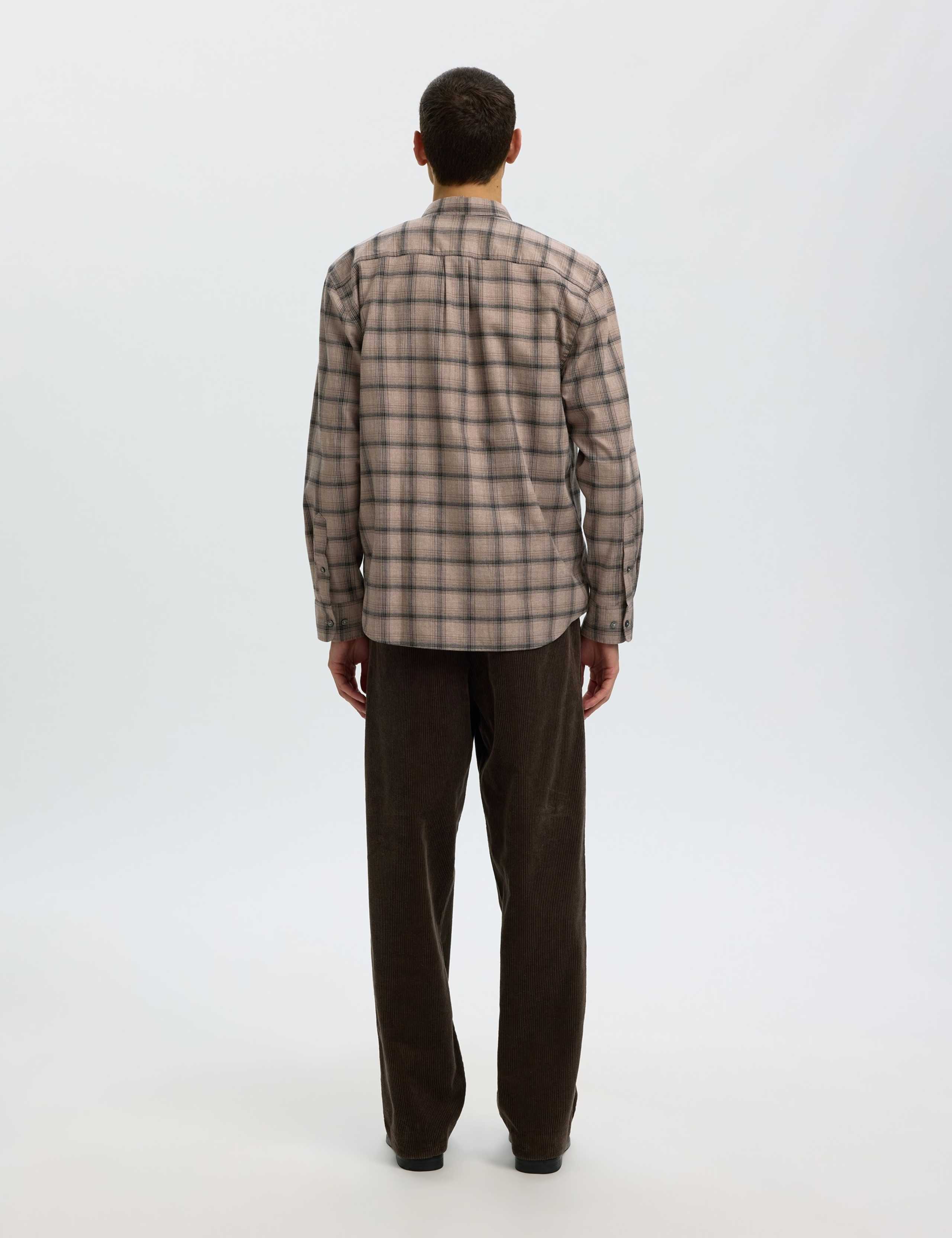 Brushed Cotton Checked Shirt 3 of 5