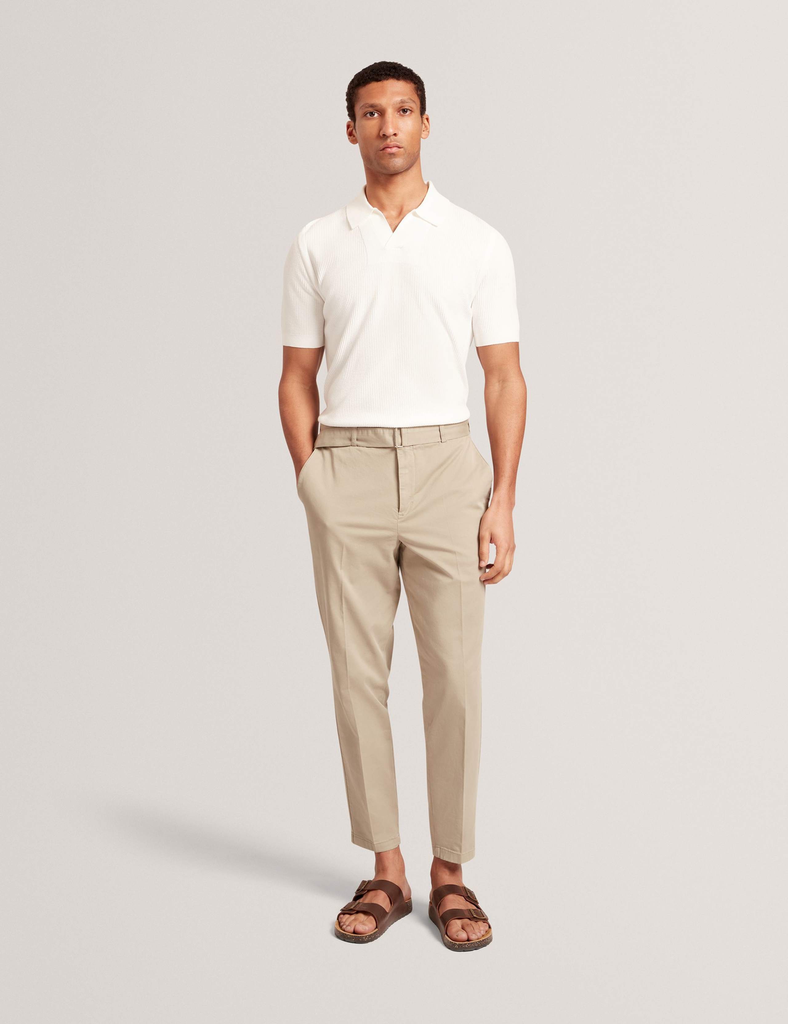 Regular Fit Cotton Rich Tapered Chinos 4 of 8