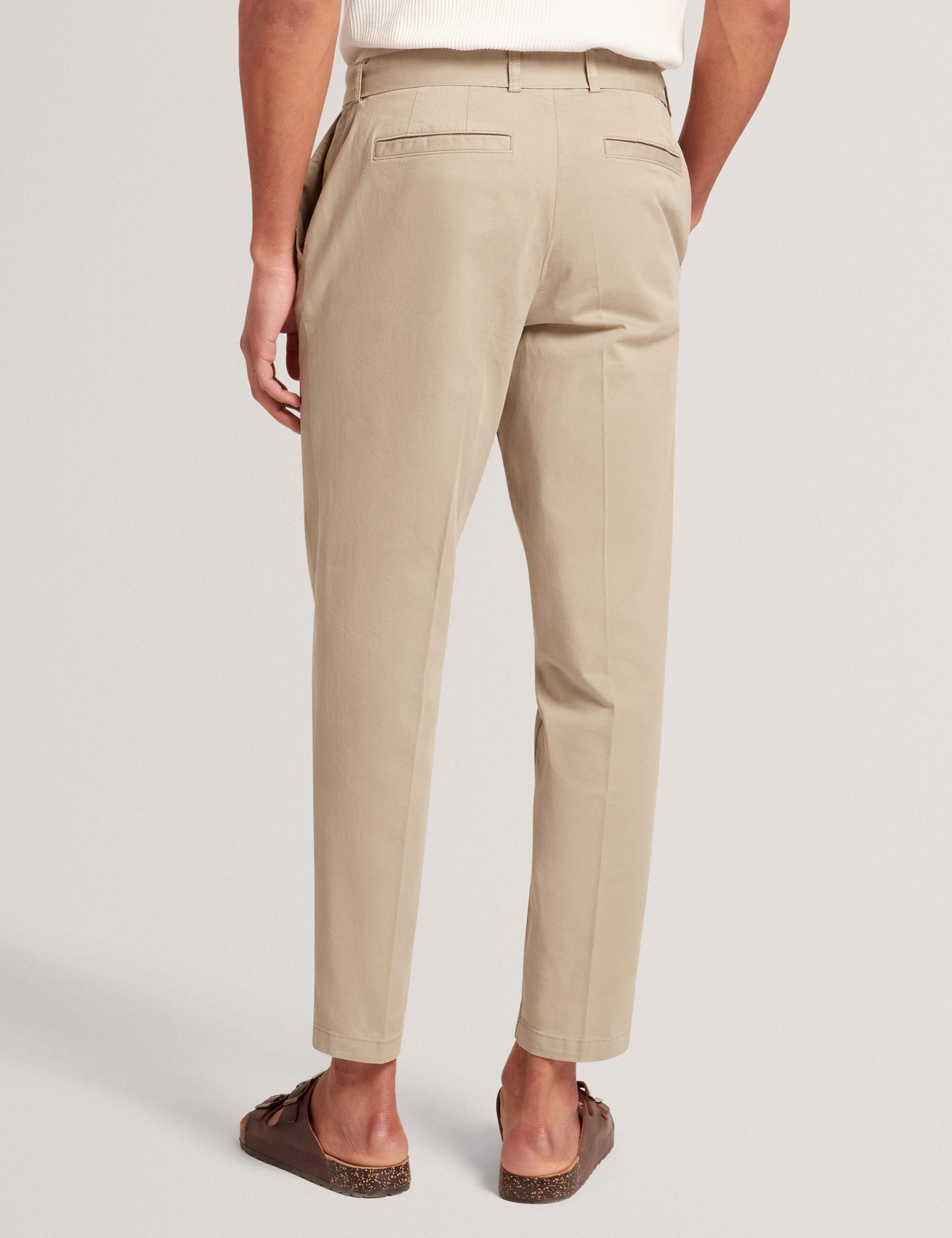 Regular Fit Cotton Rich Tapered Chinos 6 of 8