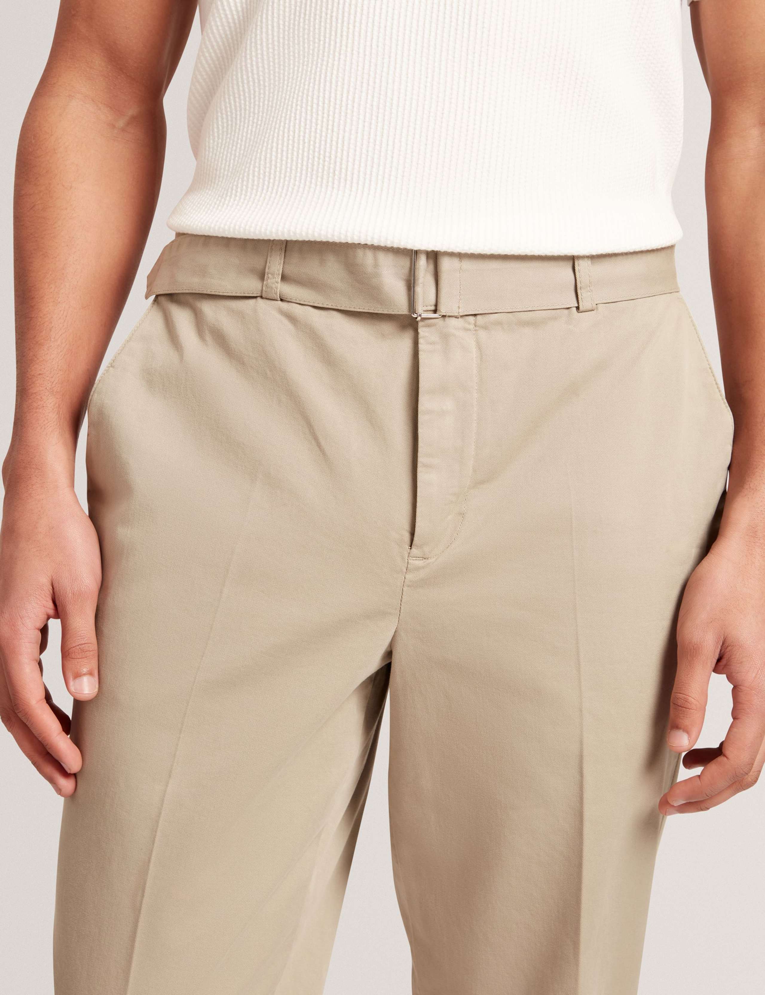 Regular Fit Cotton Rich Tapered Chinos 7 of 8