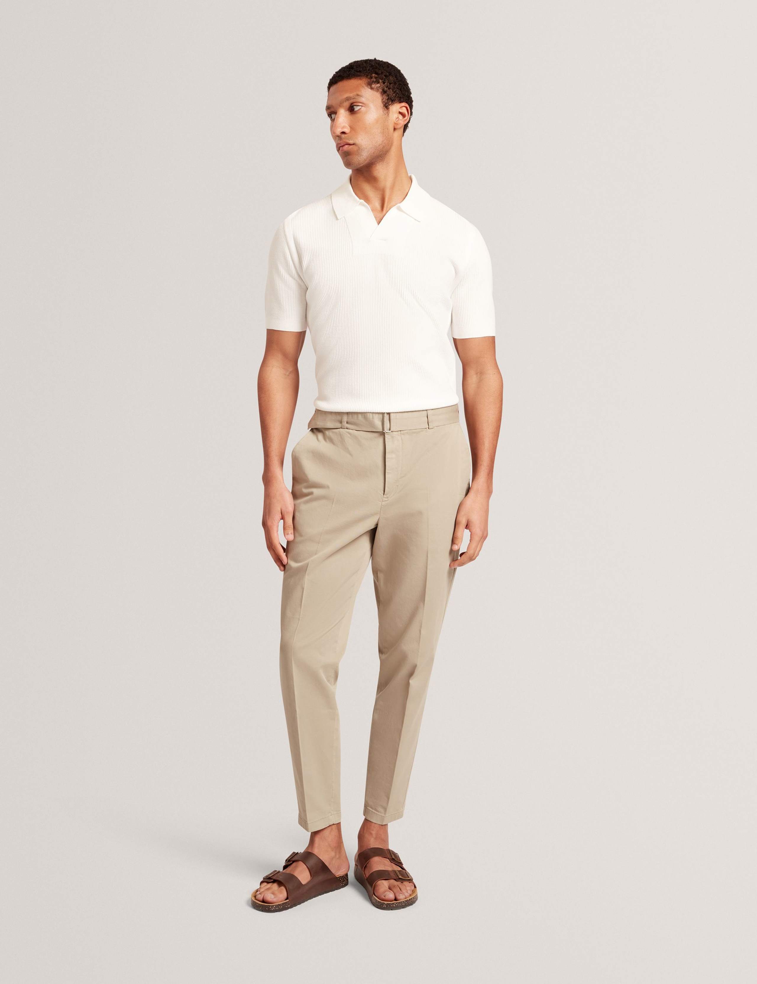 Regular Fit Cotton Rich Tapered Chinos 8 of 8