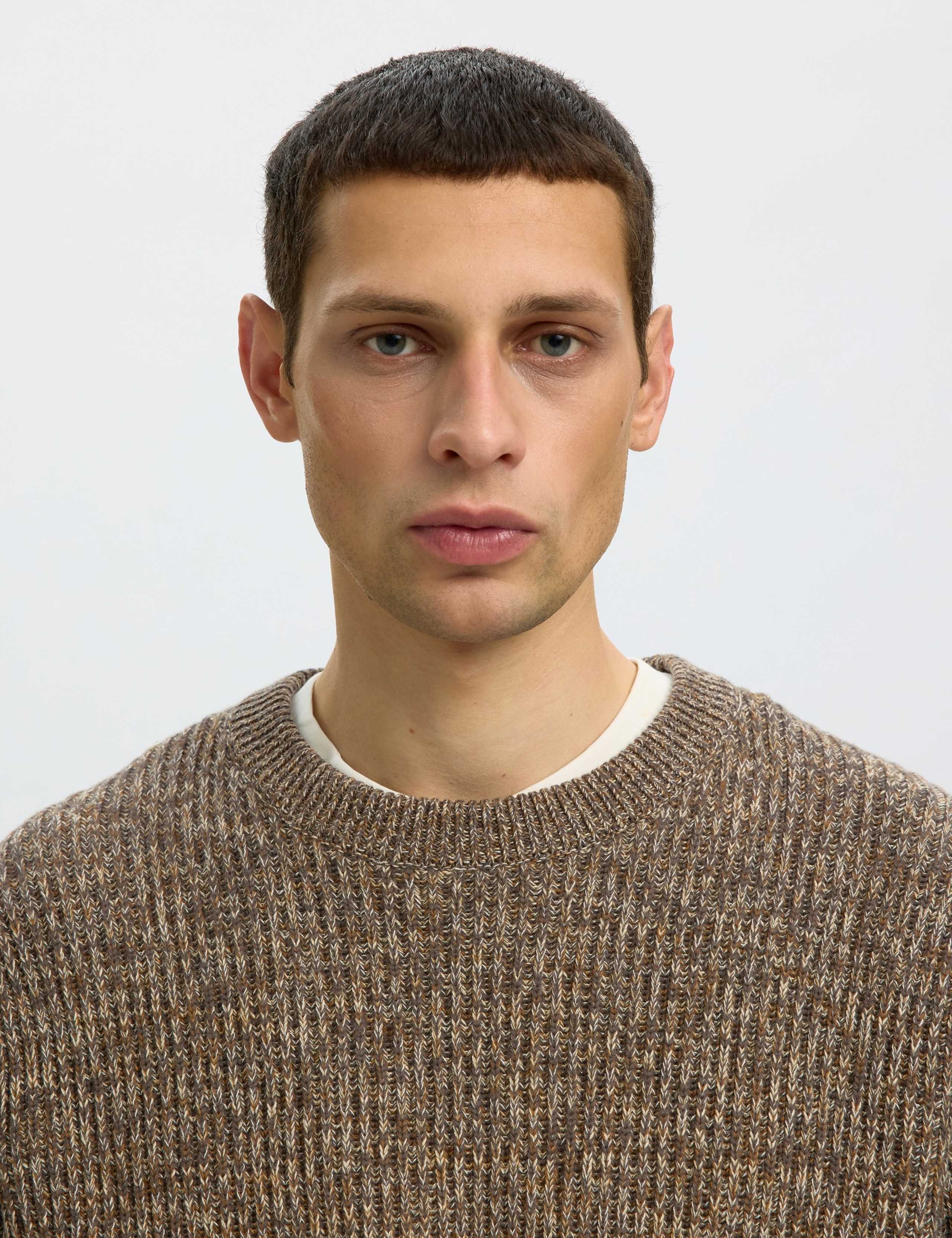 Pure Cotton Textured Chunky Jumper 5 of 5