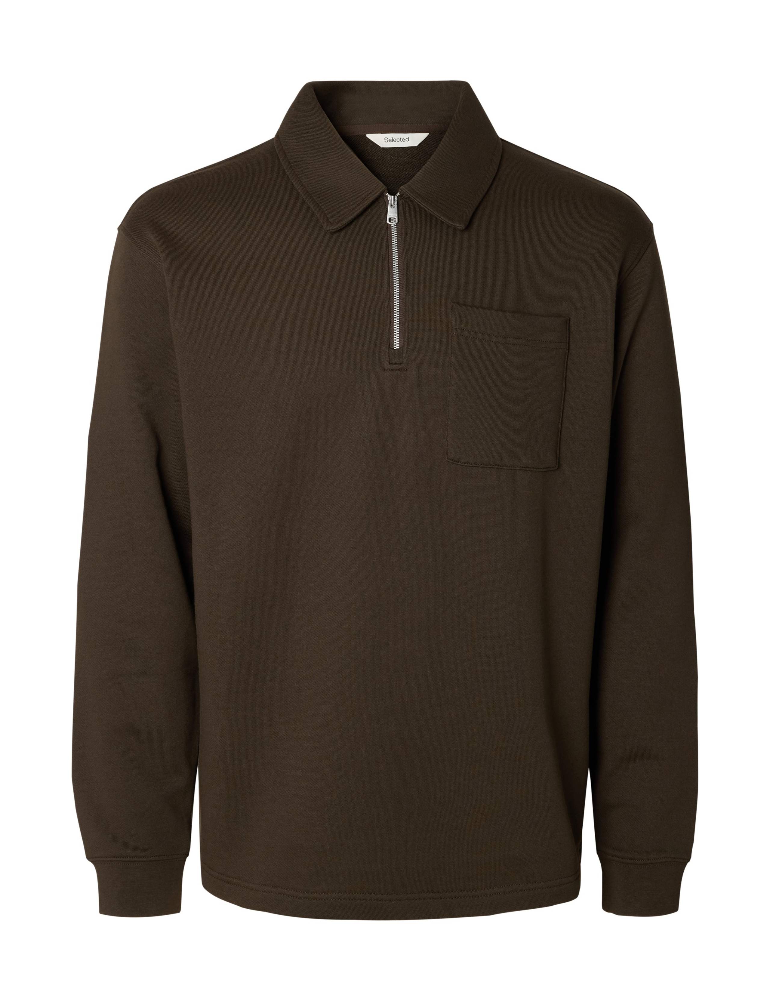 Pure Cotton Half Zip Sweatshirt 5 of 6